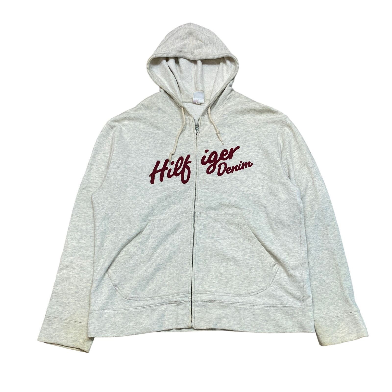 Tommy Hilfiger Tommy Hilfiger Denim Script Logo Full Zip Hoodie Mens Medium Size US M / EU 48-50 / 2 - 1 Thumbnail