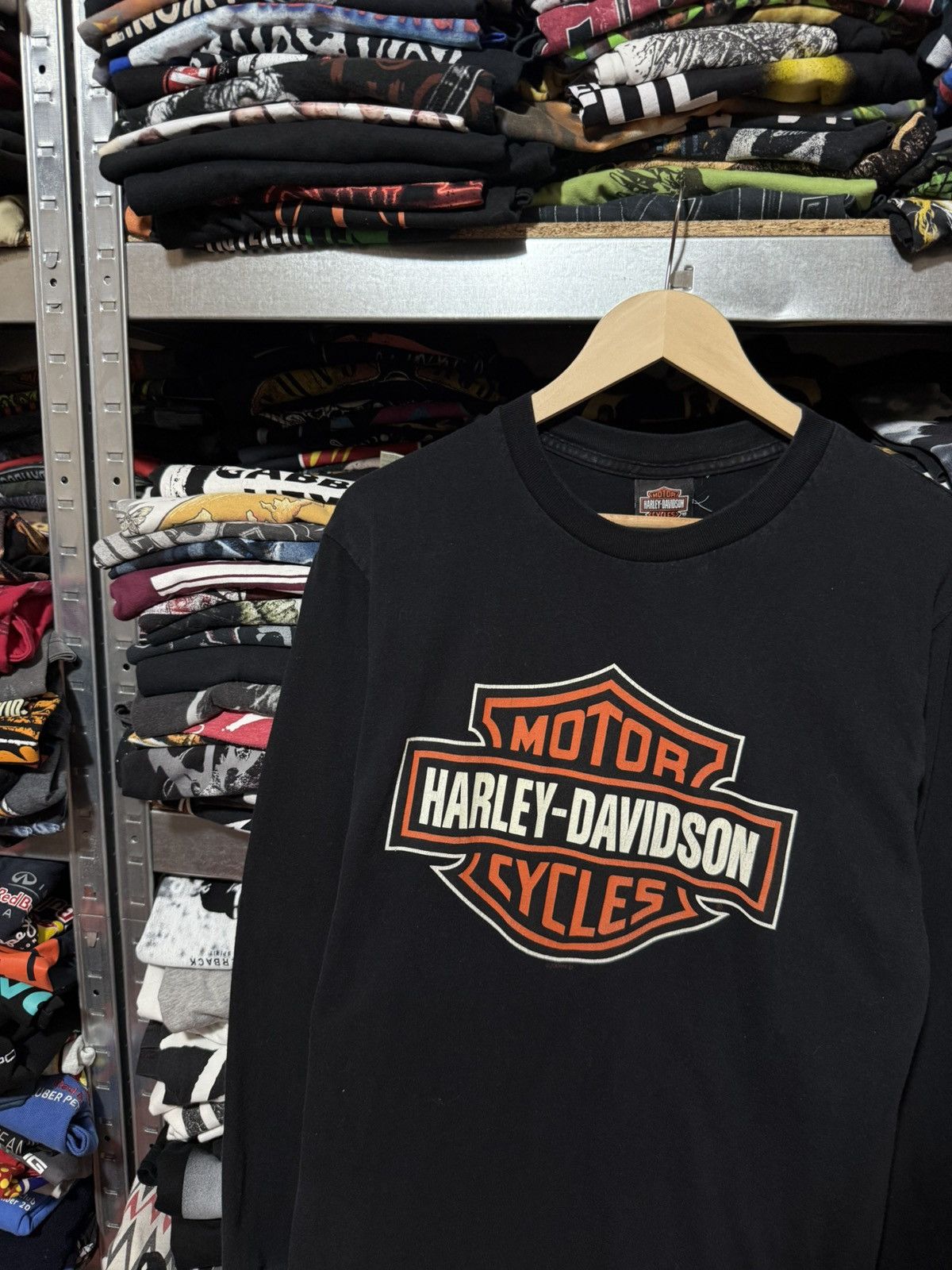 Harley Davidson Vintage 2006 Harley Davidson Poker Long Sleeve T-Shirt Y2K Size US L / EU 52-54 / 3 - 4 Thumbnail