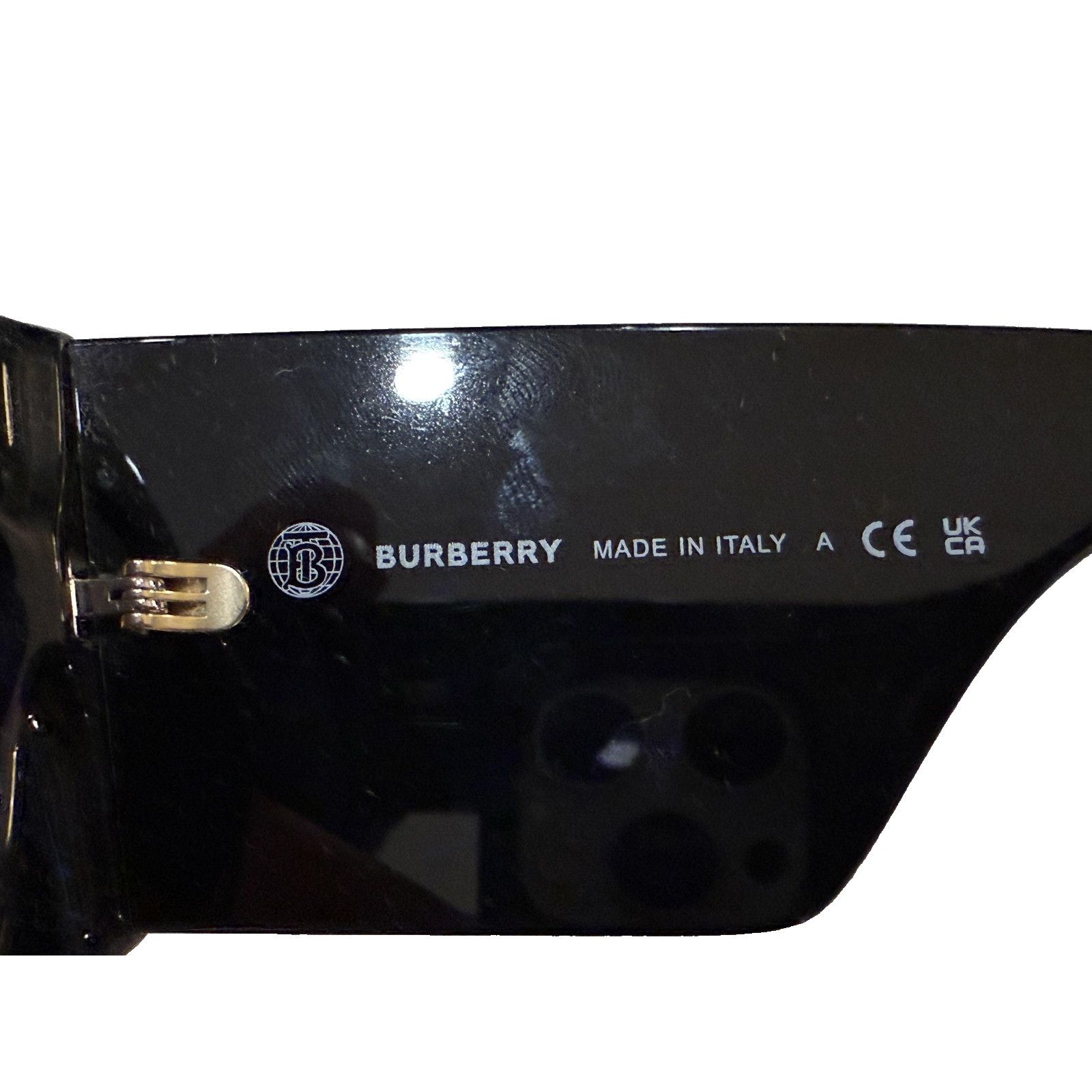 Burberry Burberry Sunglasses Women Blk Crystal Square Oversized NEW Size ONE SIZE - 5 Thumbnail