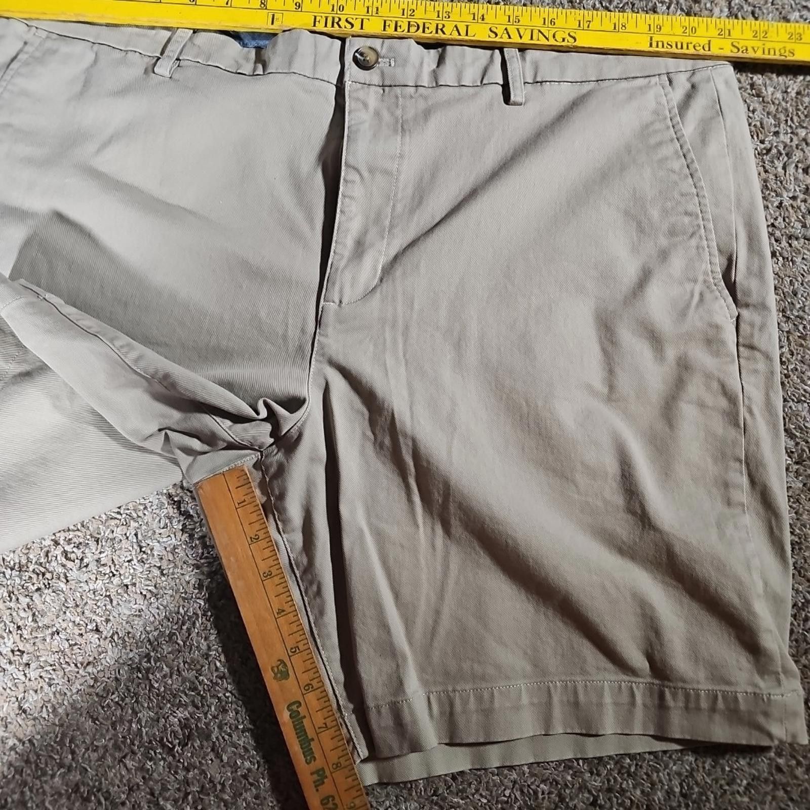 Chaps Chap's Coastland Wash Stretch 42x9 Khaki Shorts Size US 42 / EU 58 - 4 Thumbnail