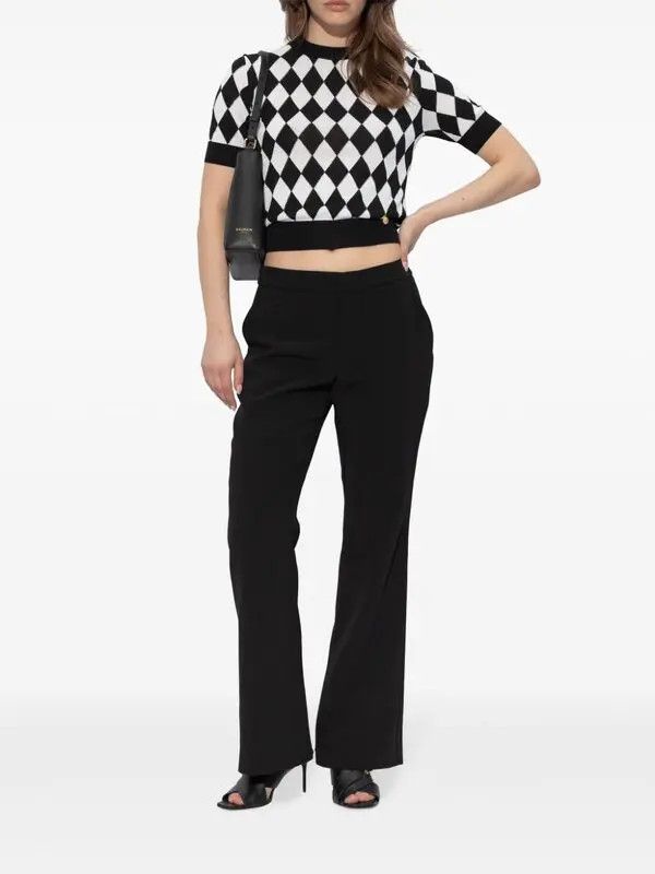 Balmain o1s1wg111225 Crossover 75mm Leather Mules in Black Size US 7 / IT 37 - 5 Thumbnail