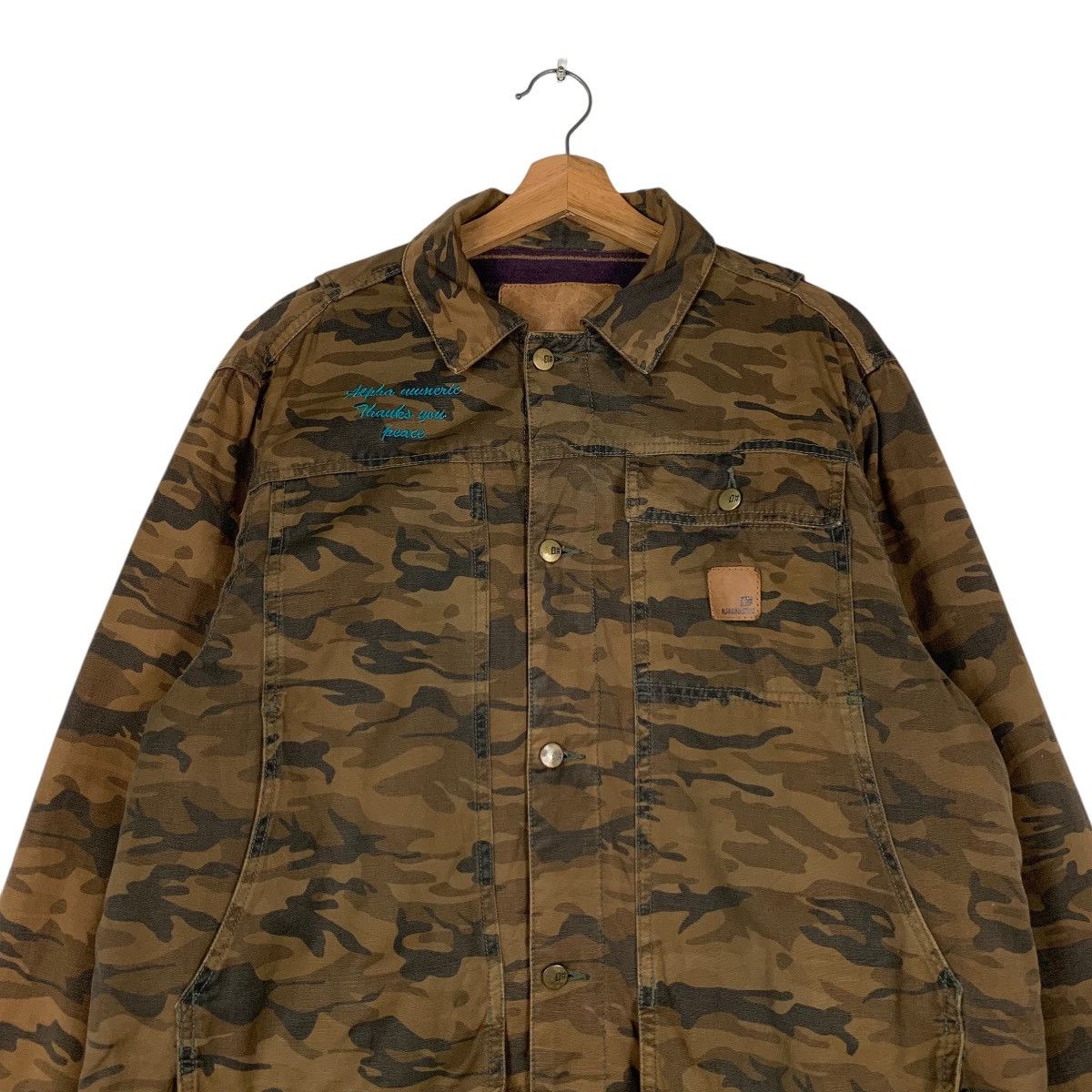 Alphanumeric ALPHA NUMERIC Brown Camo Hunting Jacket #1303-C59 Size US L / EU 52-54 / 3 - 2 Thumbnail