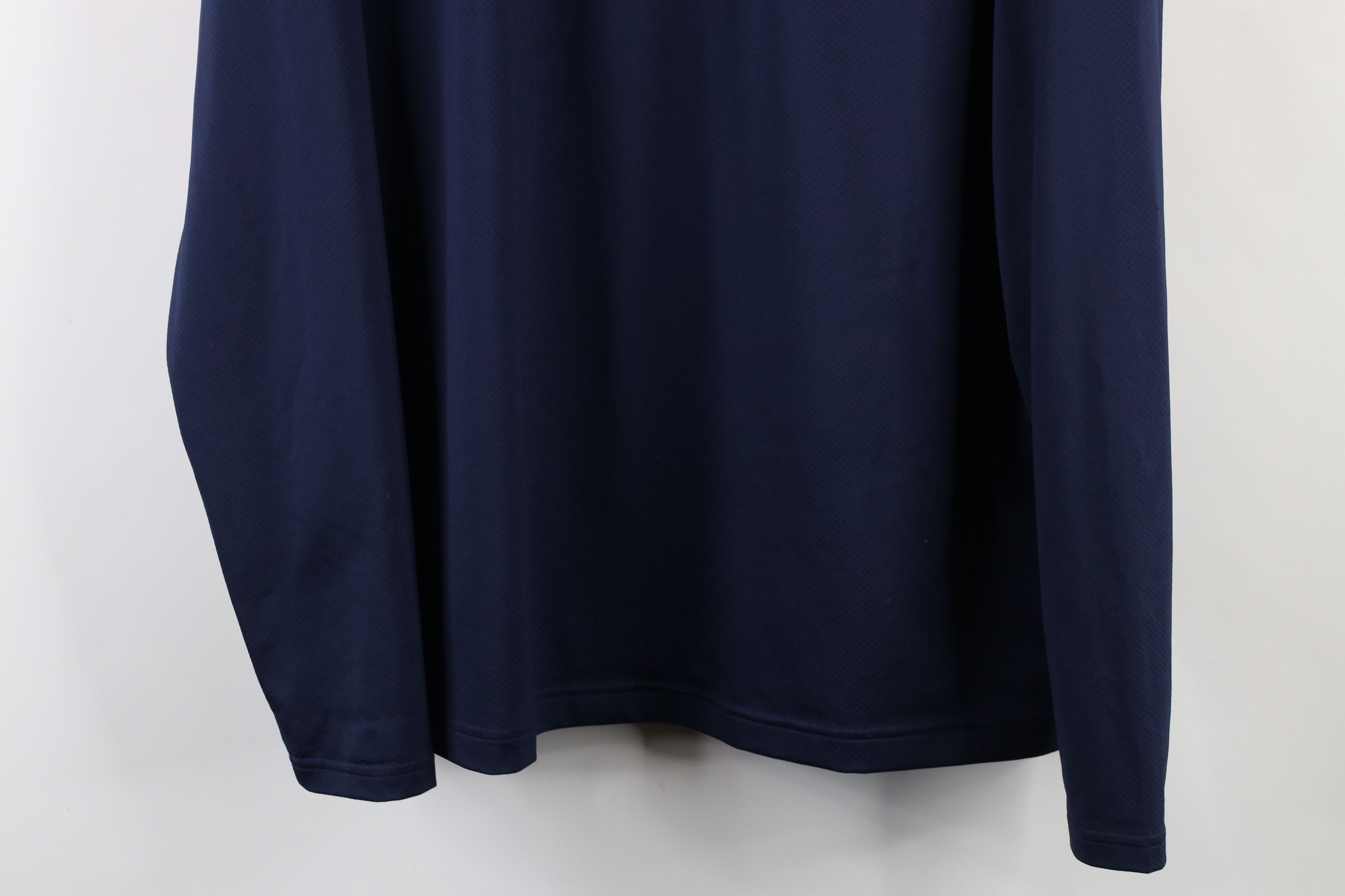 Under Armour × Vintage Under Armour US Navy Naval Academy Half Zip Pullover Jacket Size US L / EU 52-54 / 3 - 3 Thumbnail