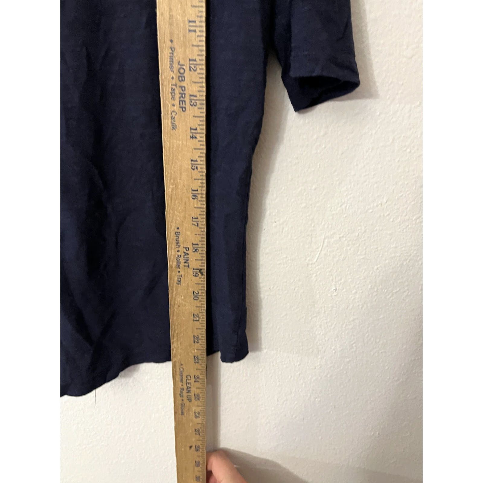 Banana Republic Banana Republic Stolid Malibu Tee Shirt Womens Small Navy Blue Stripe Size S / US 4 / IT 40 - 4 Thumbnail