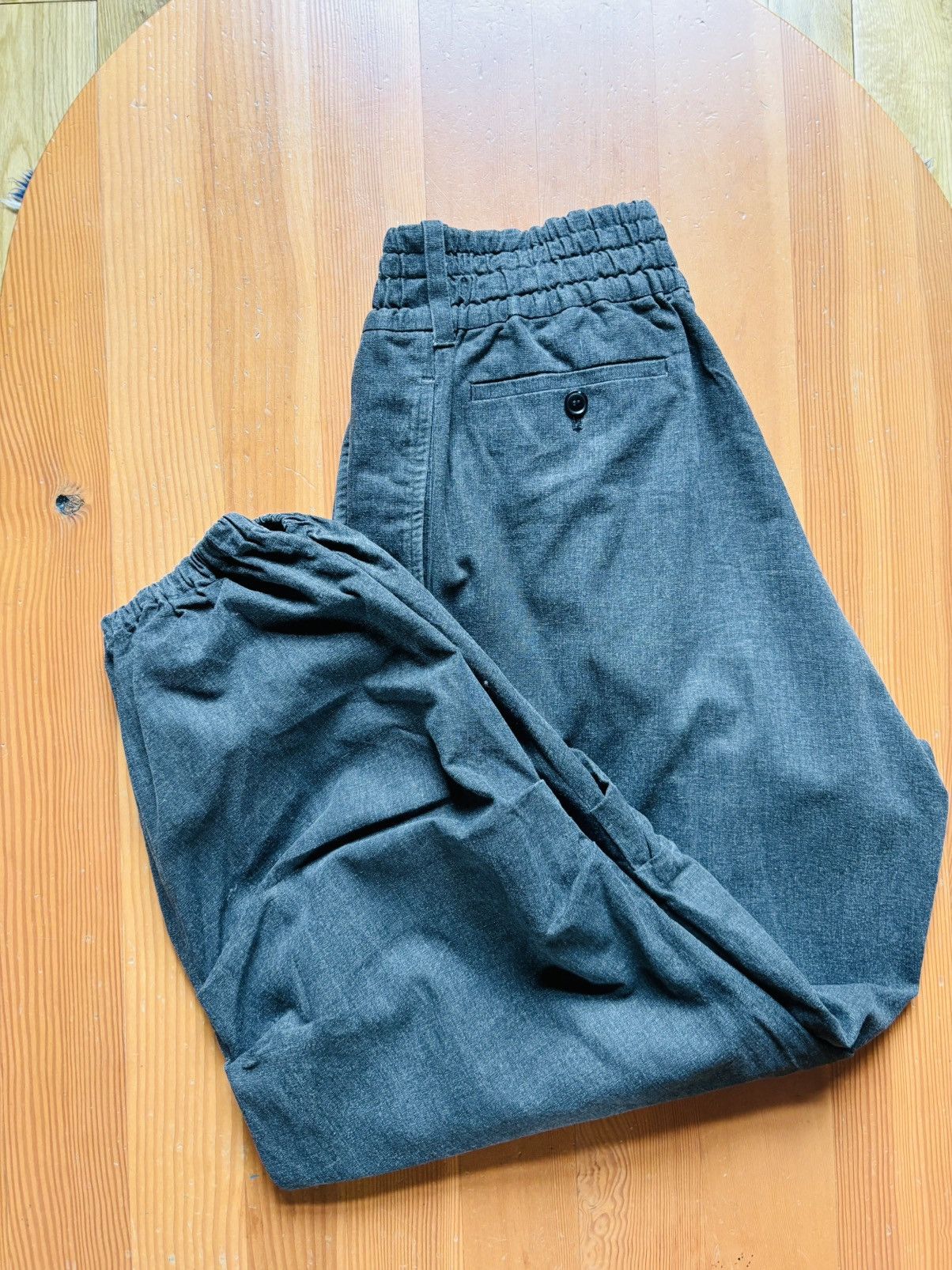 Yohji Yamamoto Yohji Yamamoto Y’s Grey Parachute Trousers Size US 34 / EU 50 - 4 Thumbnail
