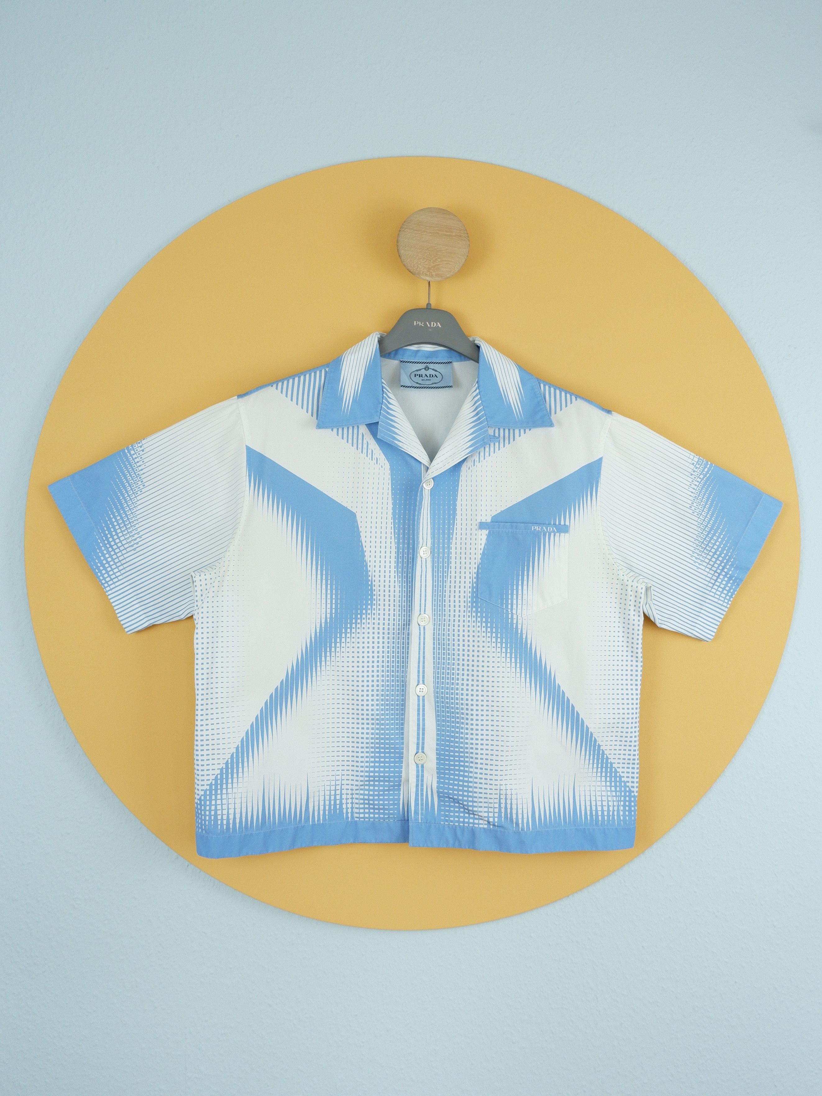 Prada Last drop! Prada hand-painted effect printed shirt SS23 Size US XL / EU 56 / 4 - 10 Thumbnail