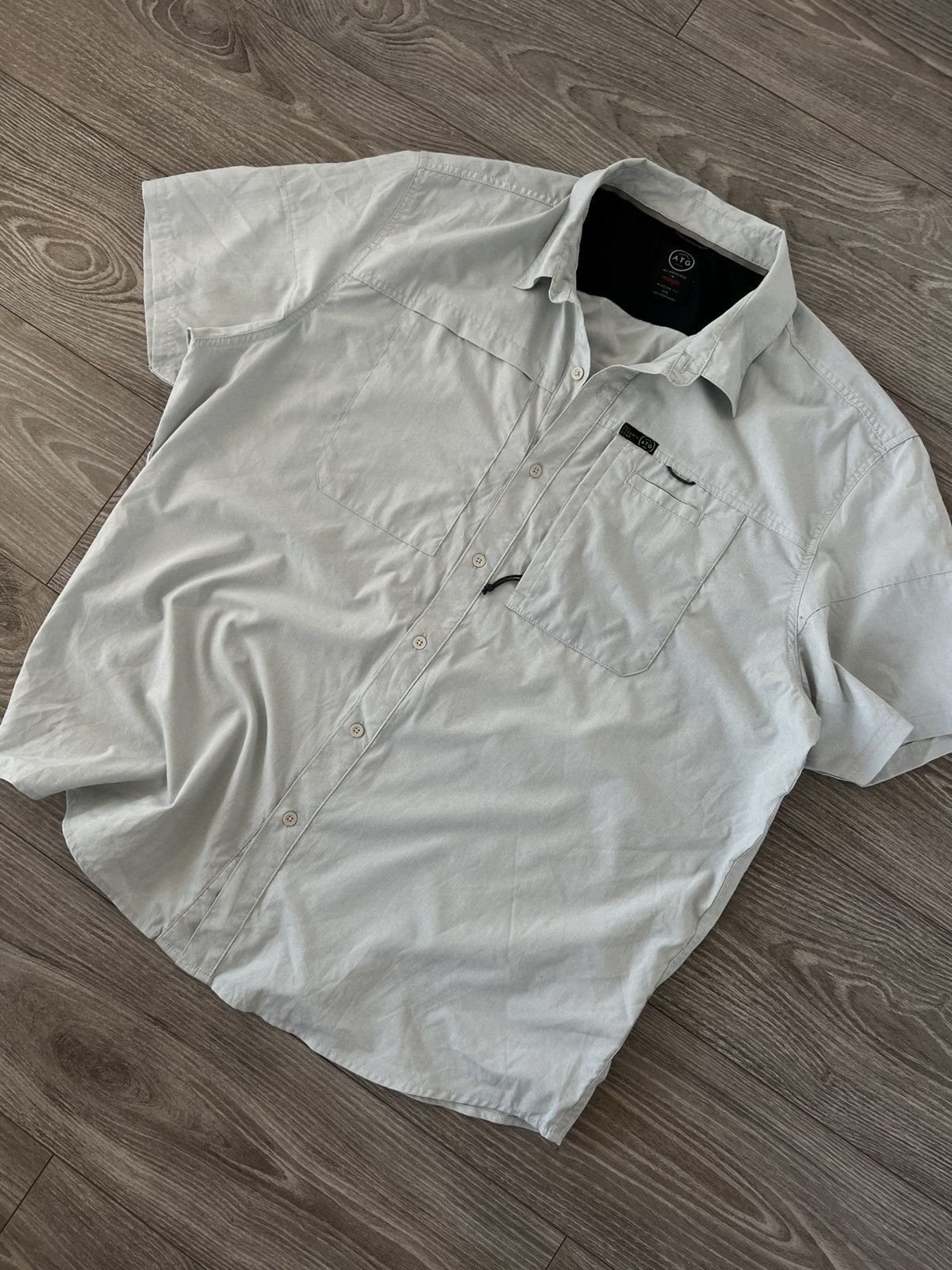 Wrangler ‼️Vintage Wrangler Outdoor ATG All Terrain Gear Pocket Shirt‼️ Size US XXL / EU 58 / 5 - 2 Thumbnail