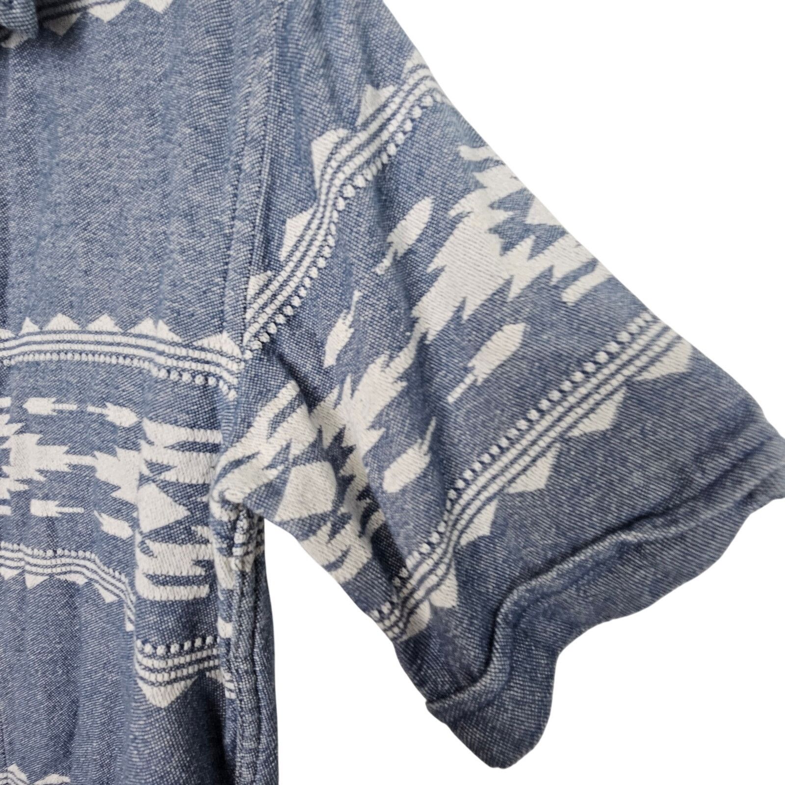 Burton Burton Shirt Men S Blue Southwestern Durable SS Button Size US S / EU 44-46 / 1 - 4 Thumbnail