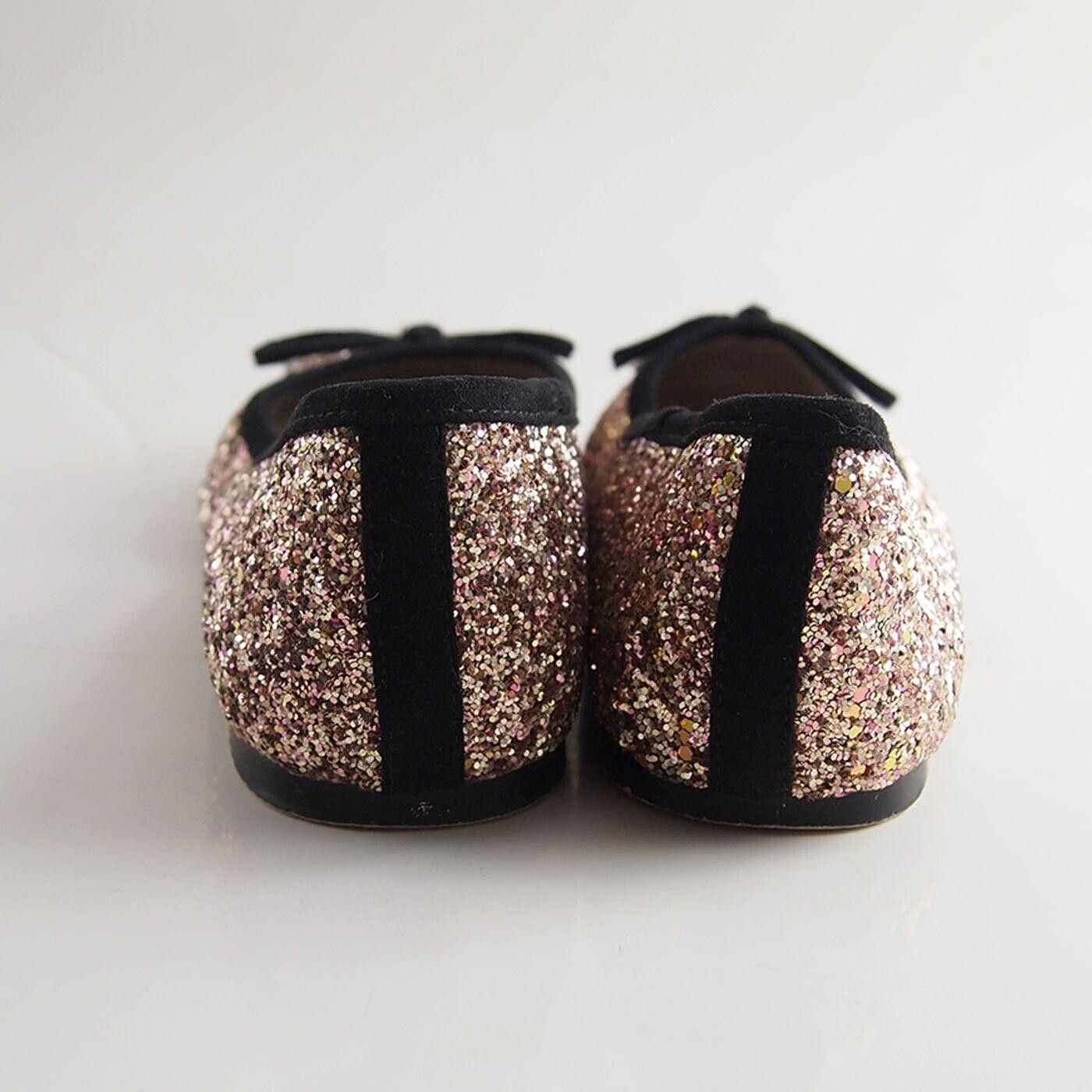 Debut Debut Ballet Flats Rose Gold Glitter Womens EU 40 US 9.5 Size US 9.5 / IT 39.5 - 7 Thumbnail