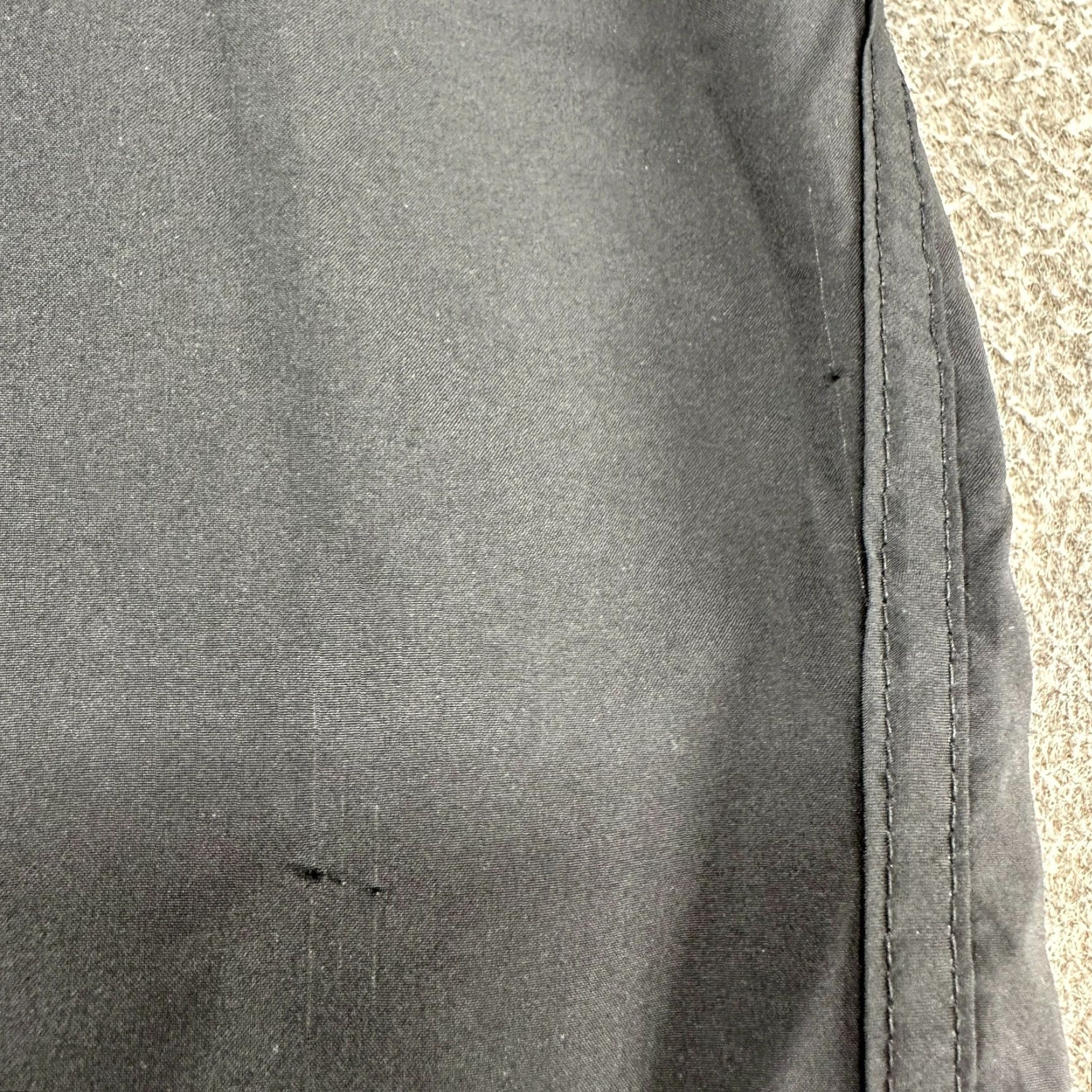 Nike Nike Pants Mens Small Black Track Jogger Swoosh Lightweight Drawstring Running Size US 29 - 3 Thumbnail