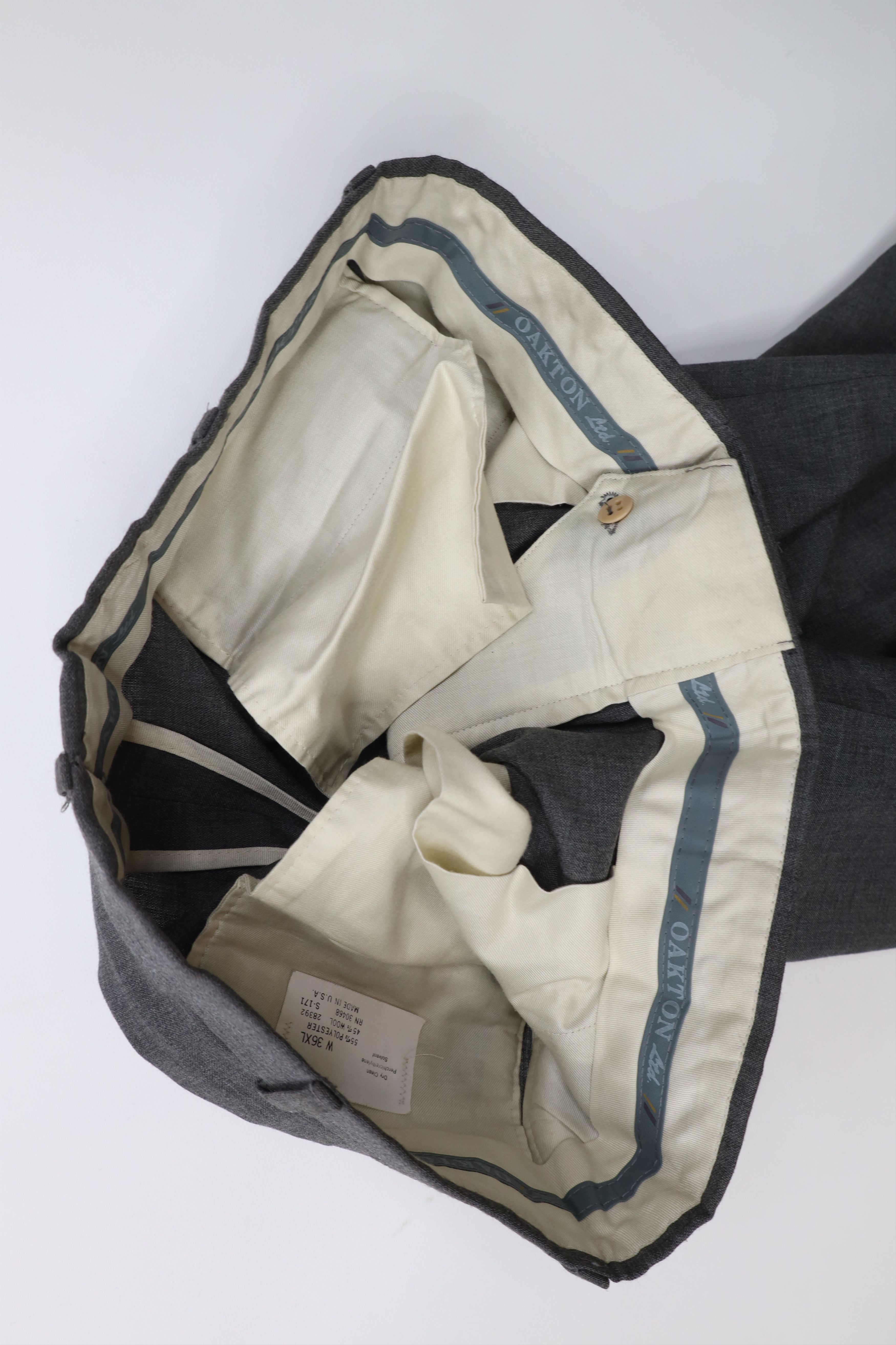 Vintage Vintage 70s Streetwear Chambray Wide Leg Chino Pants USA Size US 36 / EU 52 - 6 Thumbnail