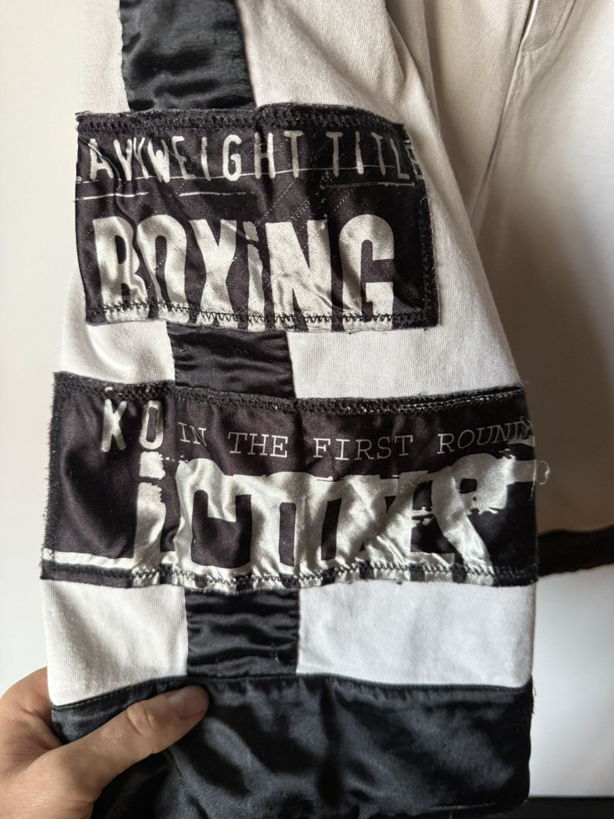 Dolce & Gabbana Dolce & Gabbana White & Black Boxing Shorts Size US 36 / EU 52 - 3 Thumbnail