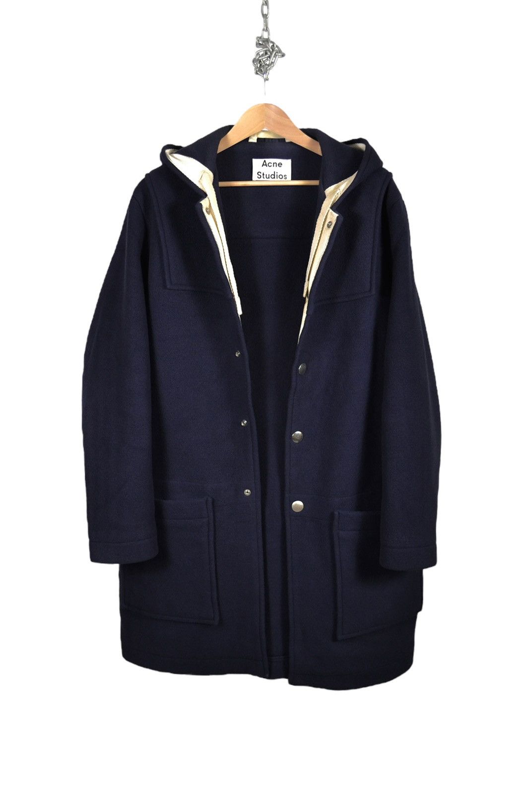 Acne Studios Acne Studios Wool Hood Duffle Long Coat Jacket Size US M / EU 48-50 / 2 - 10 Thumbnail