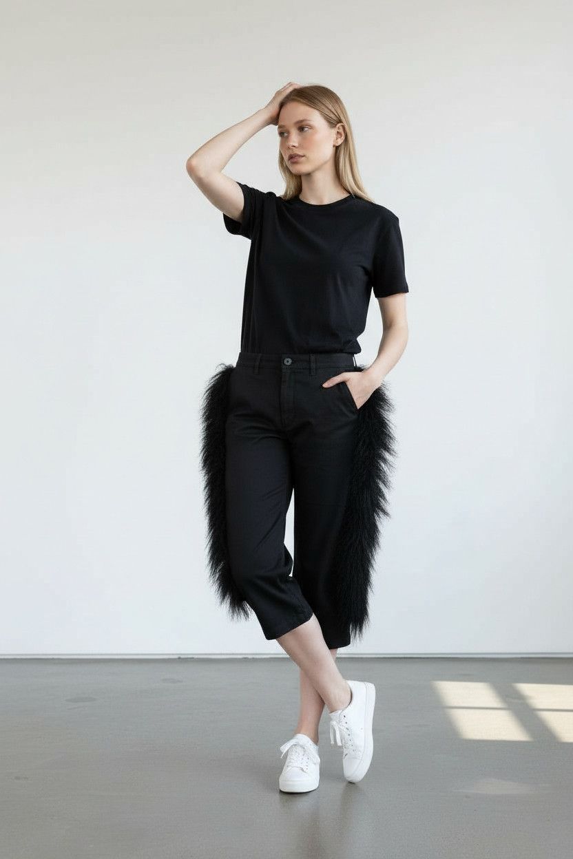 Other Reconstructed photo shoot .Custom mongolian Fur Size US 32 / EU 48 - 2 Thumbnail