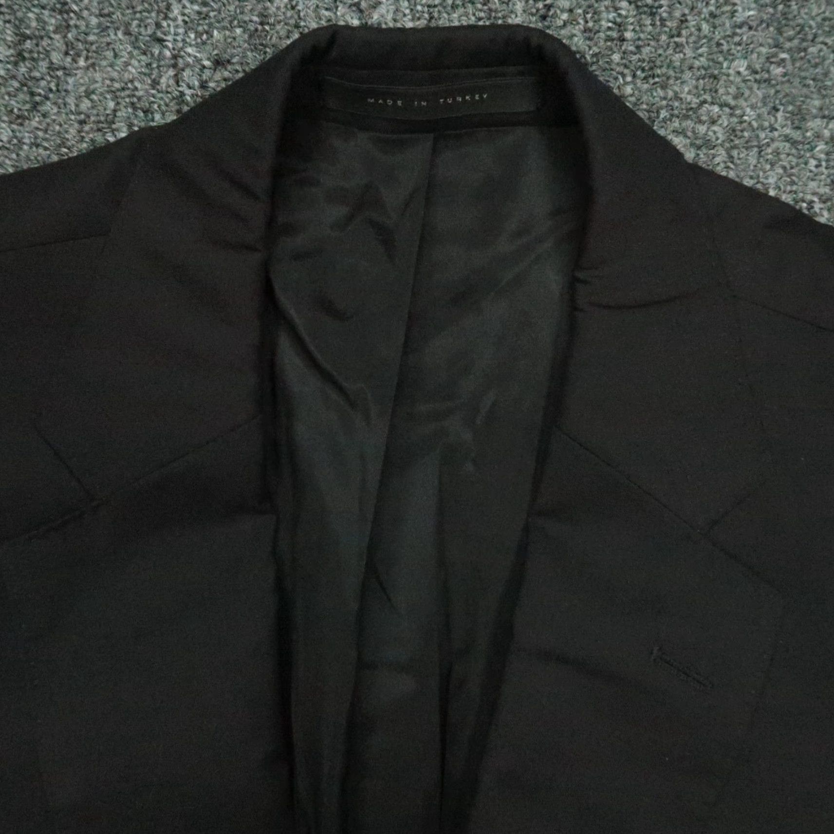 Hugo Boss HUGO BOSS Blazer Men 42 Regular Black Wool Stretch Business Jacket Size 42R - 2 Thumbnail