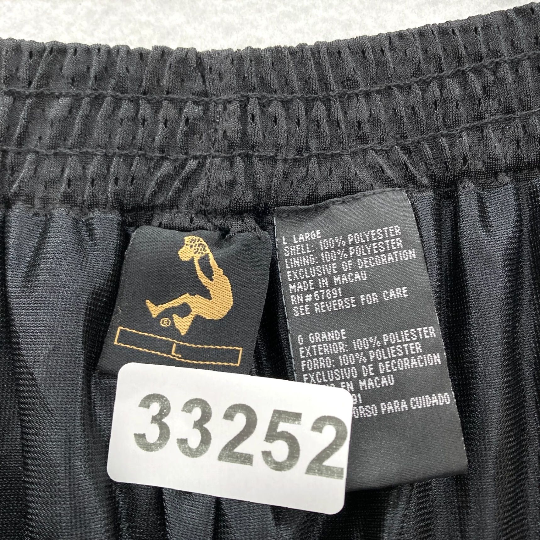Vintage VINTAGE SHAQ Pants Mens Large Black Yellow Stripe Basketball Y2K Size US 33 - 6 Thumbnail