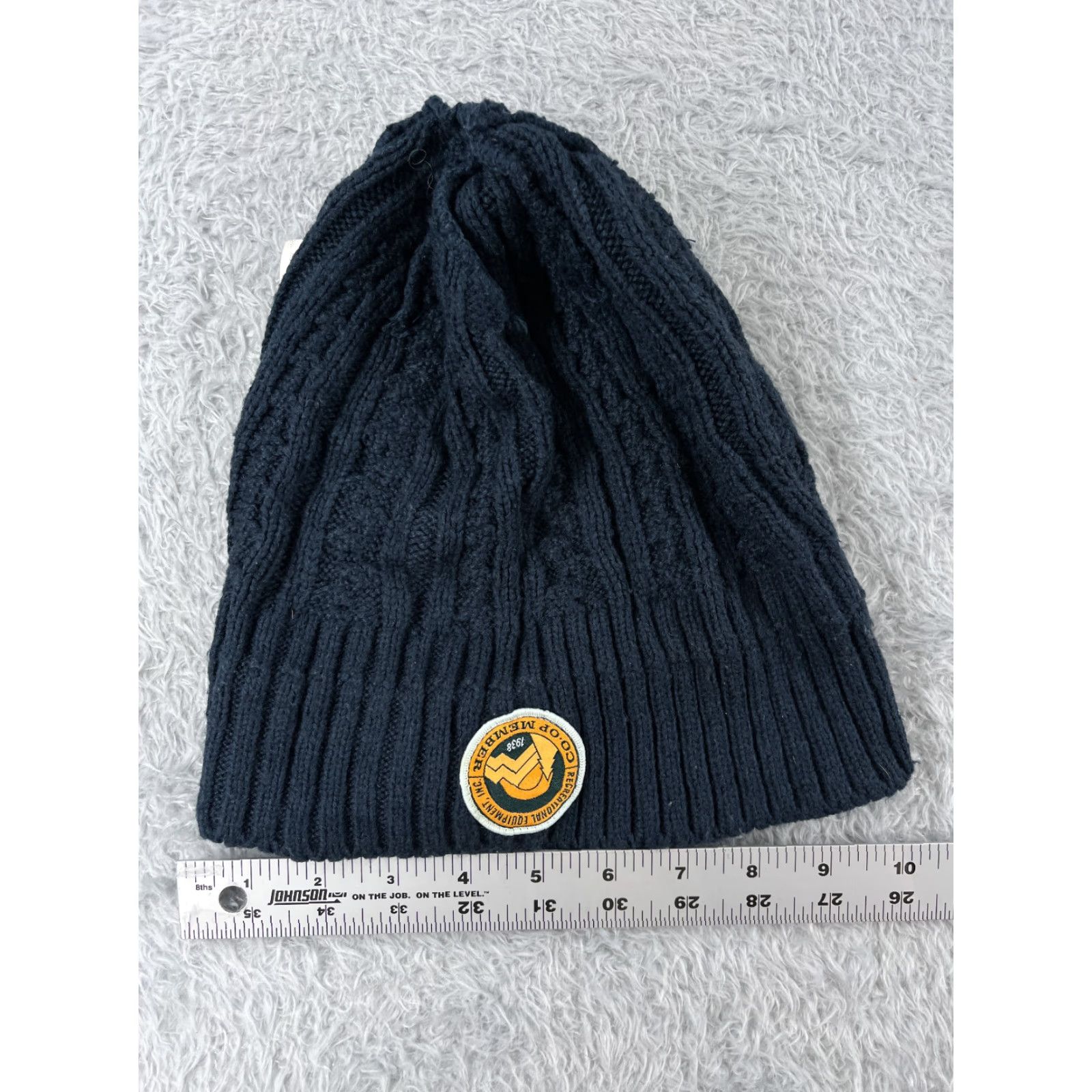Vintage VINTAGE REI Co-op Beanie Adult One Size Blue Knit Acrylic Casual Outdoor Logo Camping Winter Mens Size ONE SIZE - 5 Thumbnail