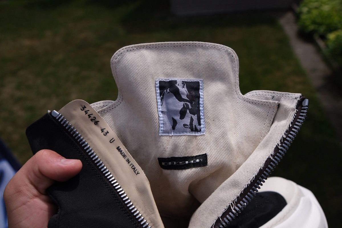 Rick Owens Rick Owen DRKSHDW Abstract High-Top Nylon Canvas Sneaker Size US 10 / EU 43 - 7 Thumbnail