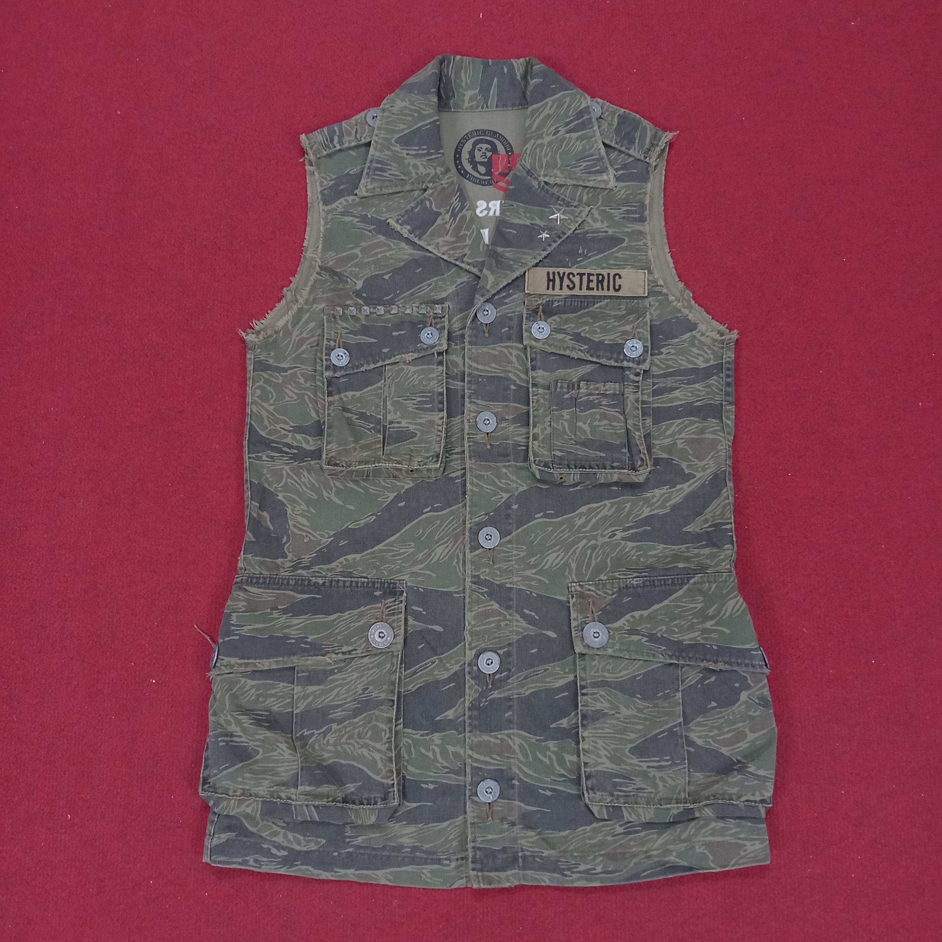 Hysteric Glamour × Japanese Brand × Vintage Hysteric Glamour Japanese Brand Army Vest Style Size US M / EU 48-50 / 2 - 1 Thumbnail
