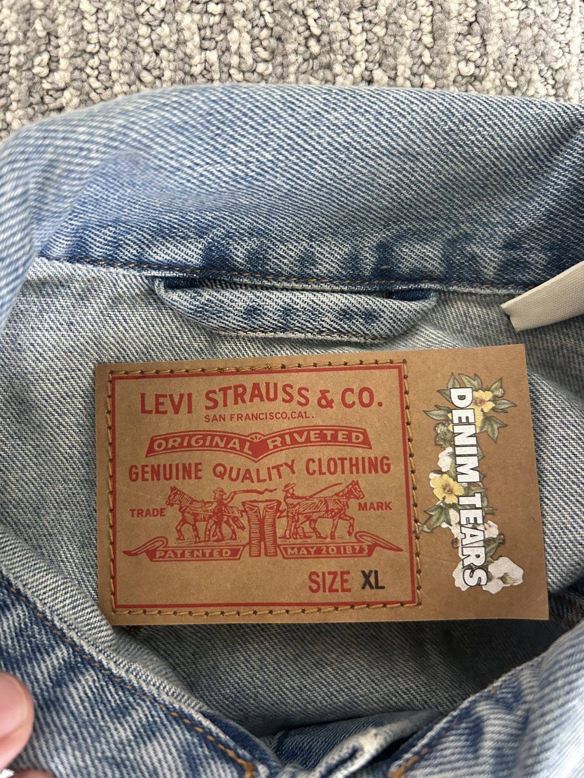 DENIM TEARS × Levi's Denim Tears x Levi’s Jacket Size US XL / EU 56 / 4 - 3 Thumbnail