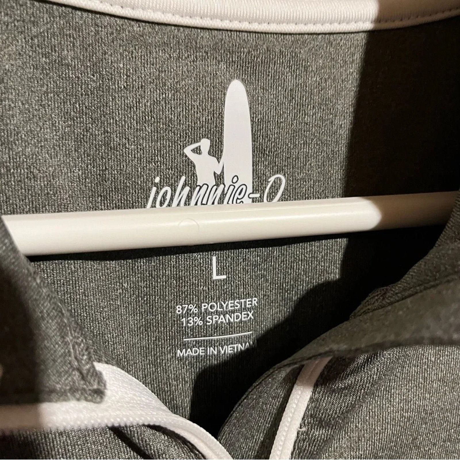 johnnie-O Johnnie-O Lammie NWT Meteor Gray 1/4 Zip Golf Vest Size US L / EU 52-54 / 3 - 6 Thumbnail