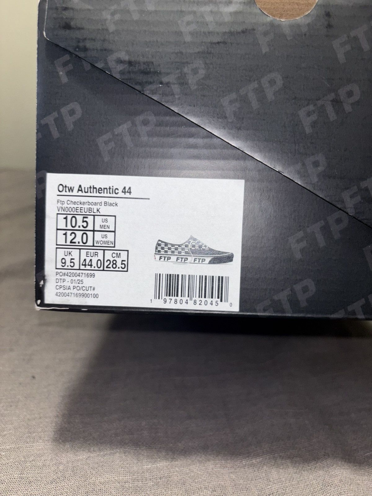 Fuck The Population FTP X Vans OTW Size US 10.5 / EU 43-44 - 8 Thumbnail