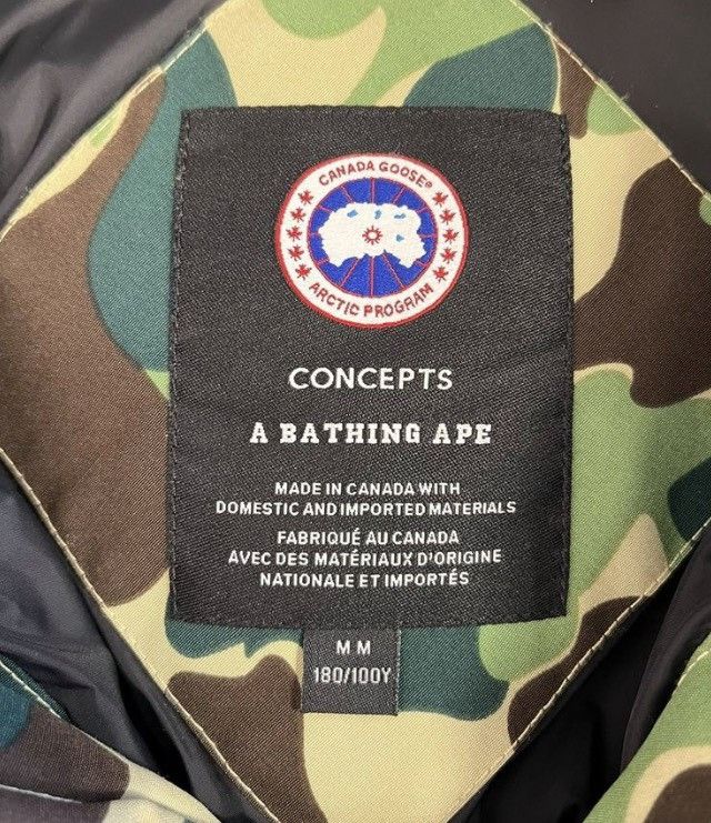 Bape × Canada Goose CANADA GOOSE × A BATHING APE 21AW EXPEDITION PARKA BAPE Size US M / EU 48-50 / 2 - 8 Thumbnail