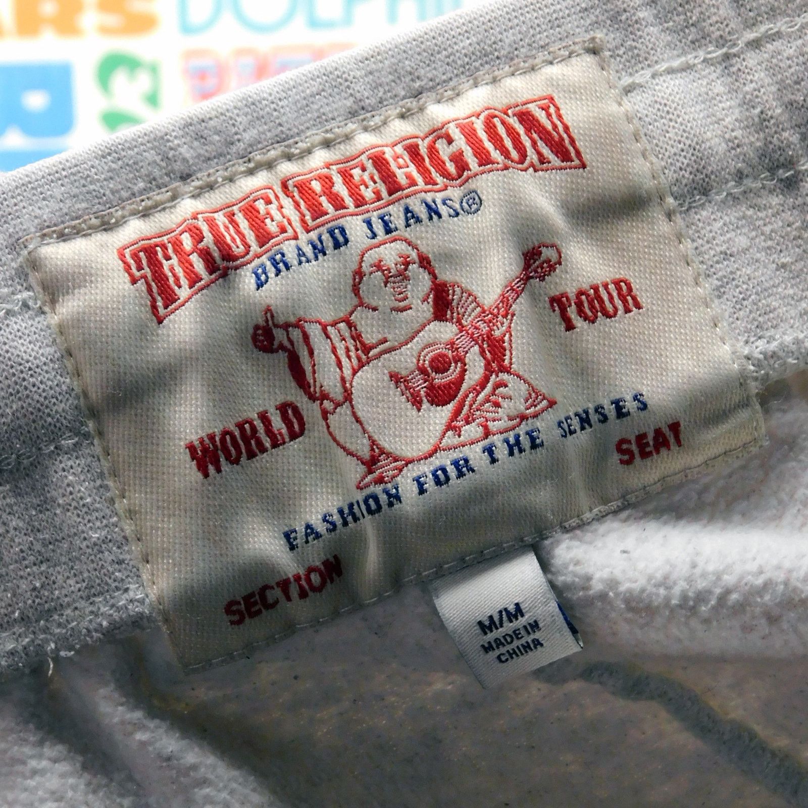 True Religion True Religion Sweatpants Size M Joggers Gray Drawstring Logo Size US 34 / EU 50 - 3 Thumbnail