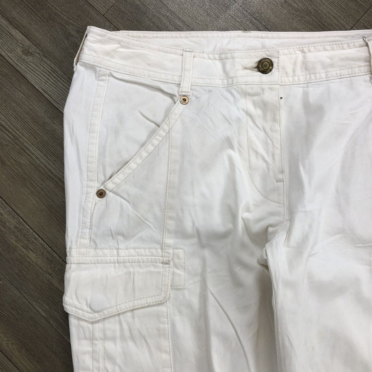 Issey Miyake × Japanese Brand 2000s Issey Miyake PLST Cargo Bondage Pants Size US 31 - 3 Thumbnail