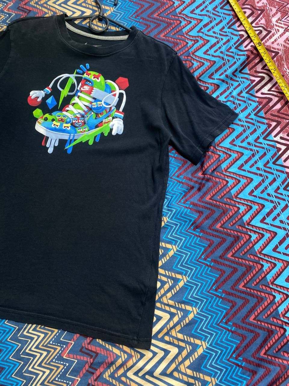 Nike Streetwear T-Shirt Nike big logo black Y2K Vintage Size US XL / EU 56 / 4 - 7 Thumbnail