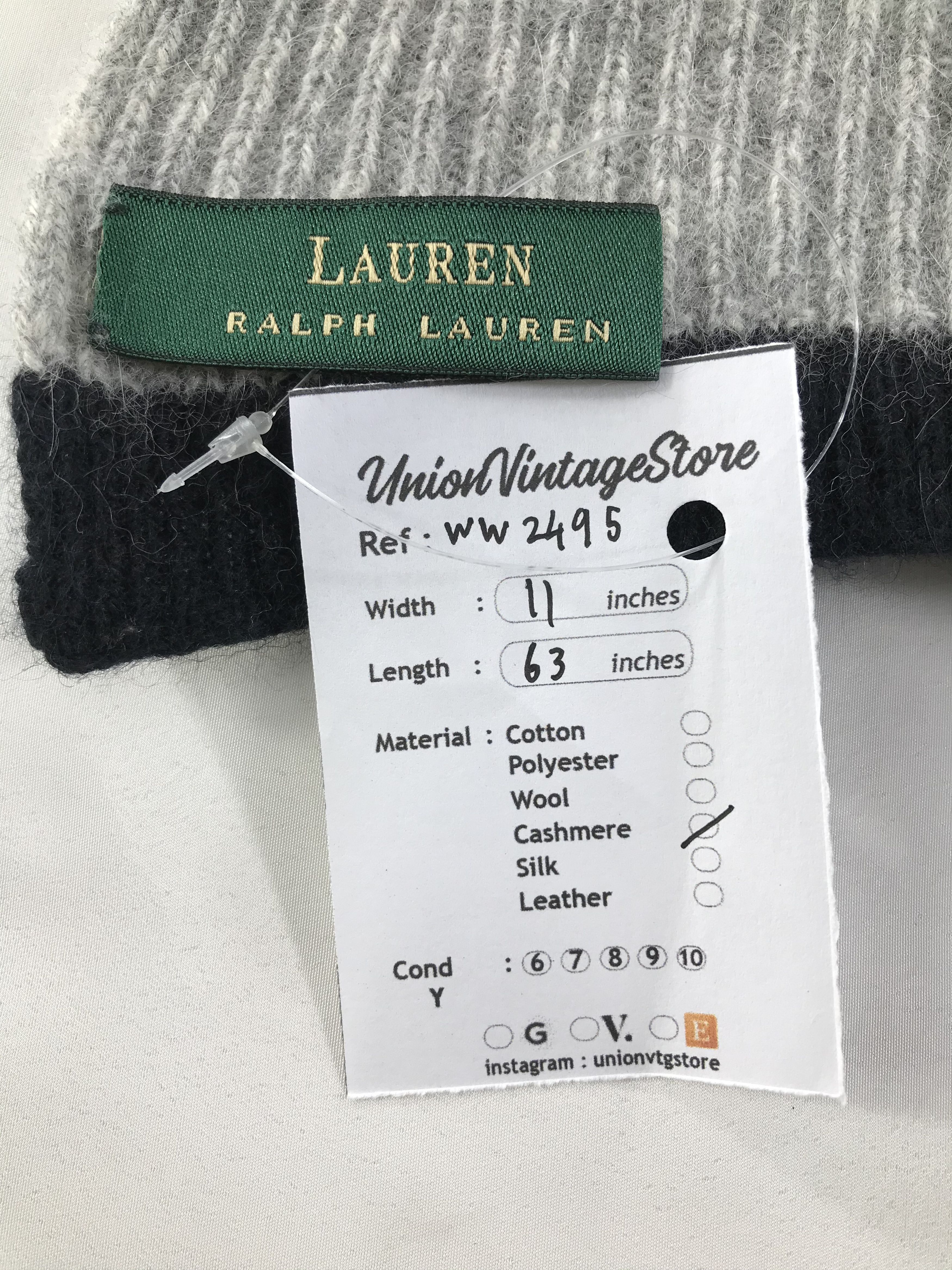 Lauren Ralph Lauren × Vintage Lauren Ralph Lauren Scarf / Muffler / Neckwear - WW2495 Size ONE SIZE - 5 Thumbnail