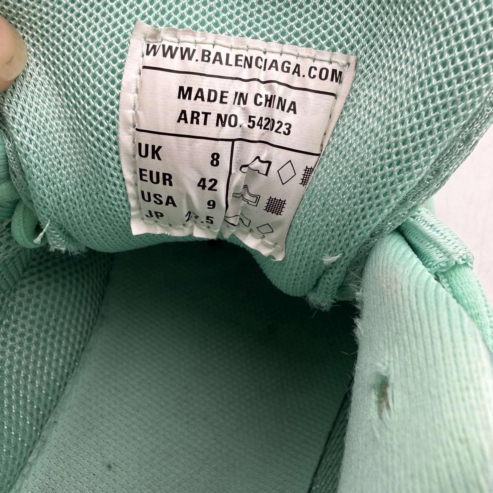 Balenciaga Balenciaga Track Sneakers Green Mint 42EU Used No Box Size US 9 / EU 42 - 9 Thumbnail