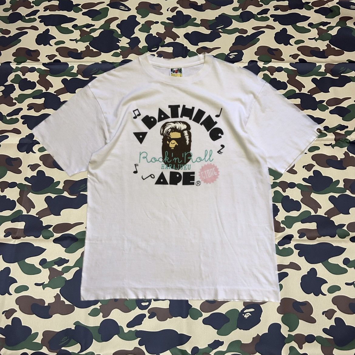 Bape A Bathing Ape Rock N Roll Harajuku Store Size US L / EU 52-54 / 3 - 1 Thumbnail