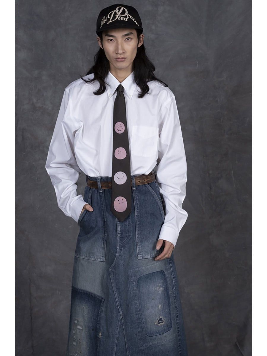 Japanese Brand × Kapital Kapital Silk Twill JAP smile Tie | Grailed