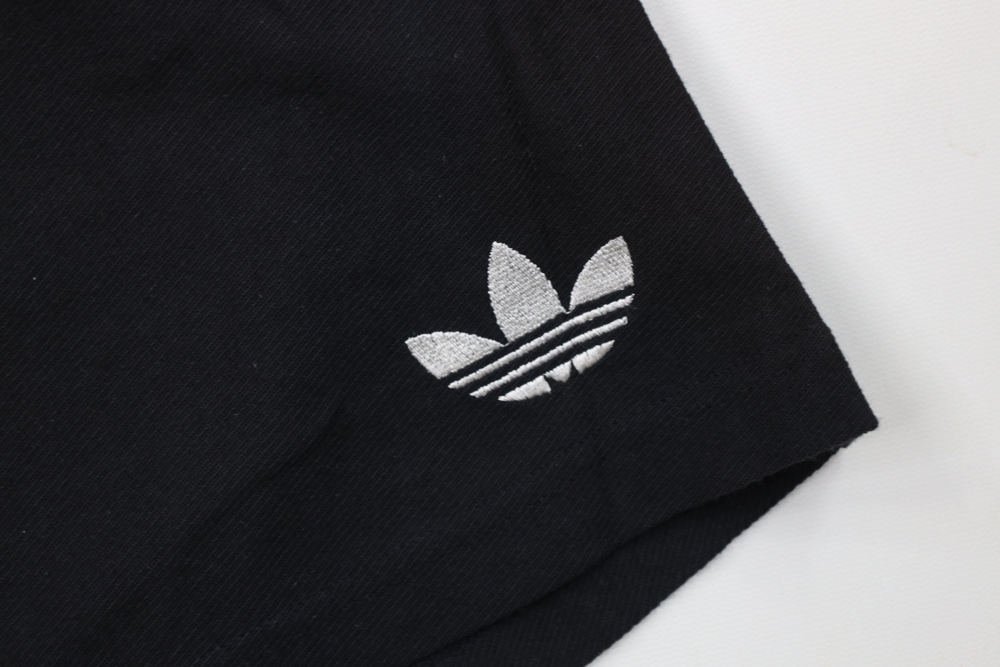 Adidas Deadstock Vintage 90s Adidas Above Knee Shorts Black Cotton Size US 36 / EU 52 - 5 Thumbnail