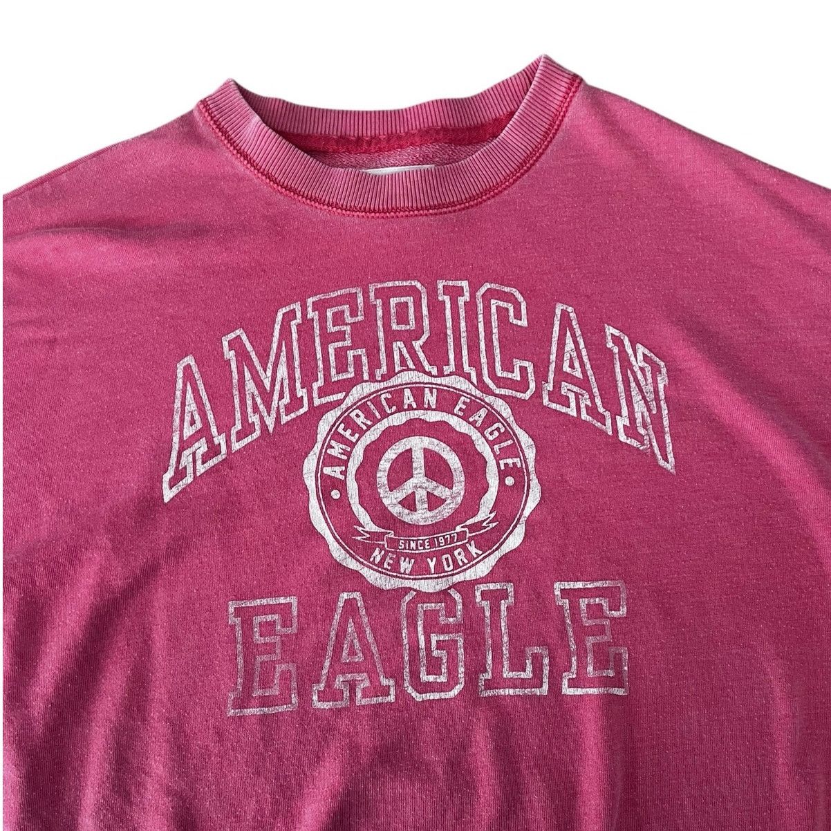 American Eagle Outfitters American Eagle oversized, pink sweatshirt size small Size S / US 4 / IT 40 - 2 Thumbnail
