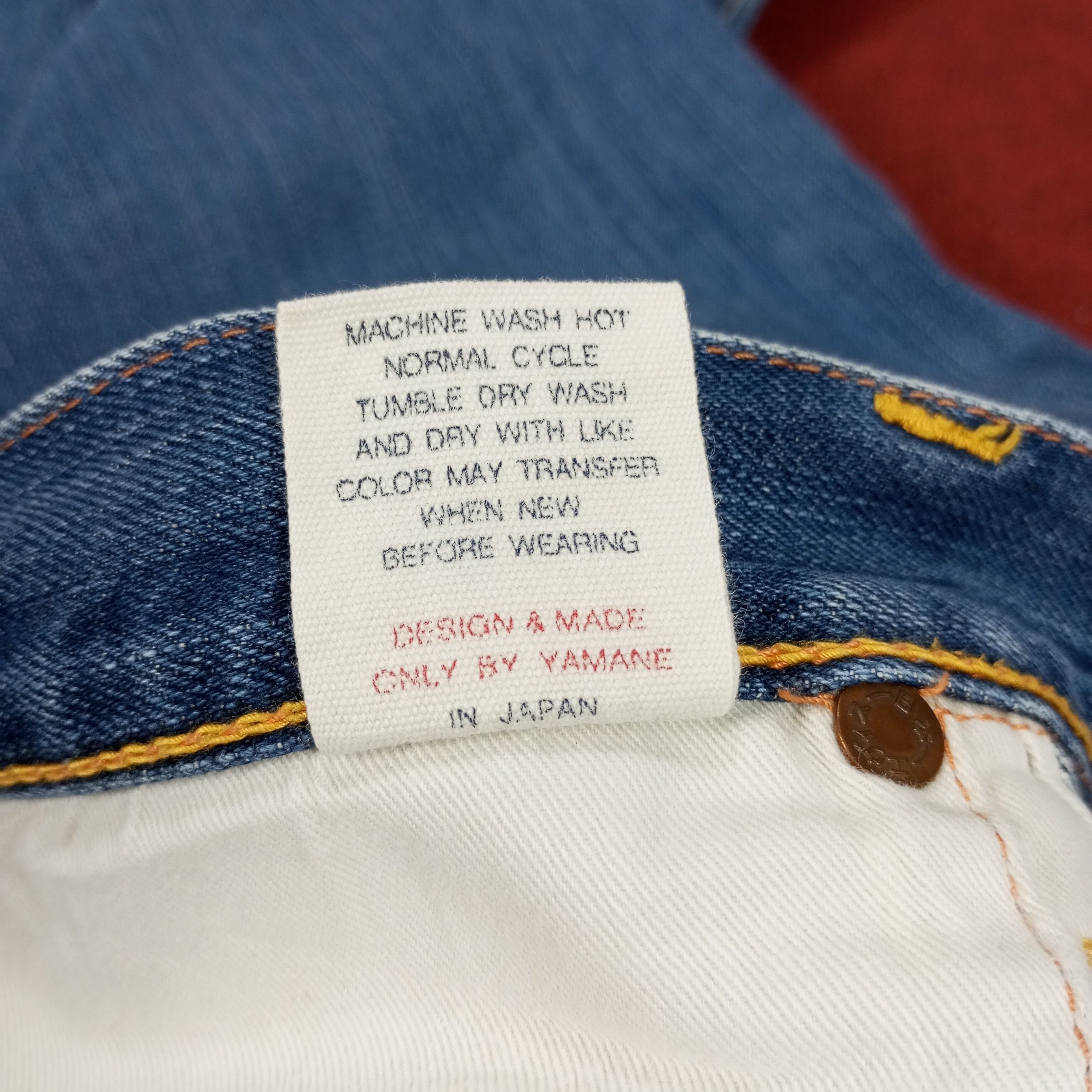 Evisu × Japanese Brand × Vintage Evisu Japanese Brand Fashion Style Custom Daicock Jeans Size US 36 / EU 52 - 14 Thumbnail