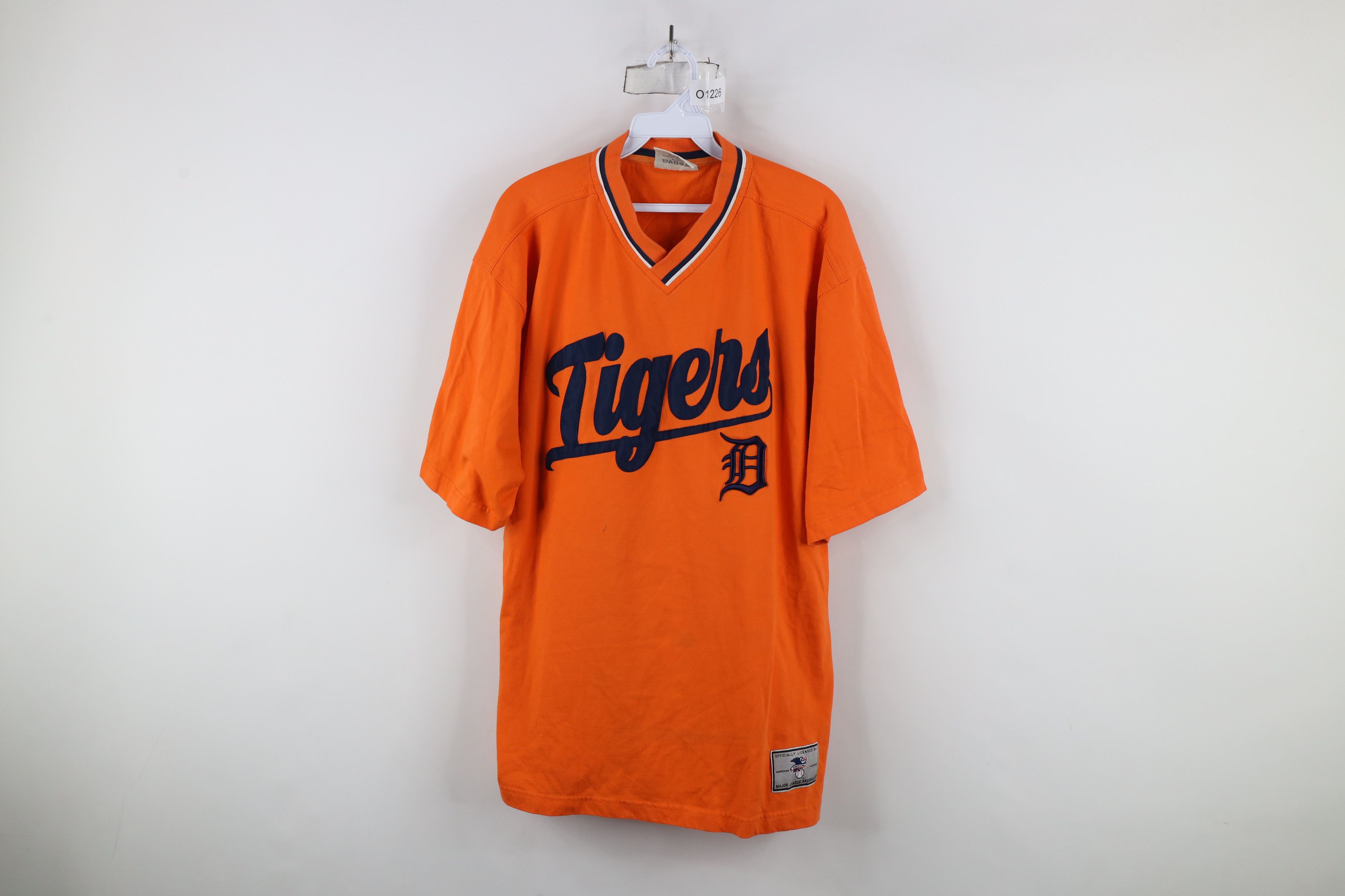 Vintage Vintage 90s English D Script Detroit Tigers Baseball T-Shirt Size US L / EU 52-54 / 3 - 1 Thumbnail