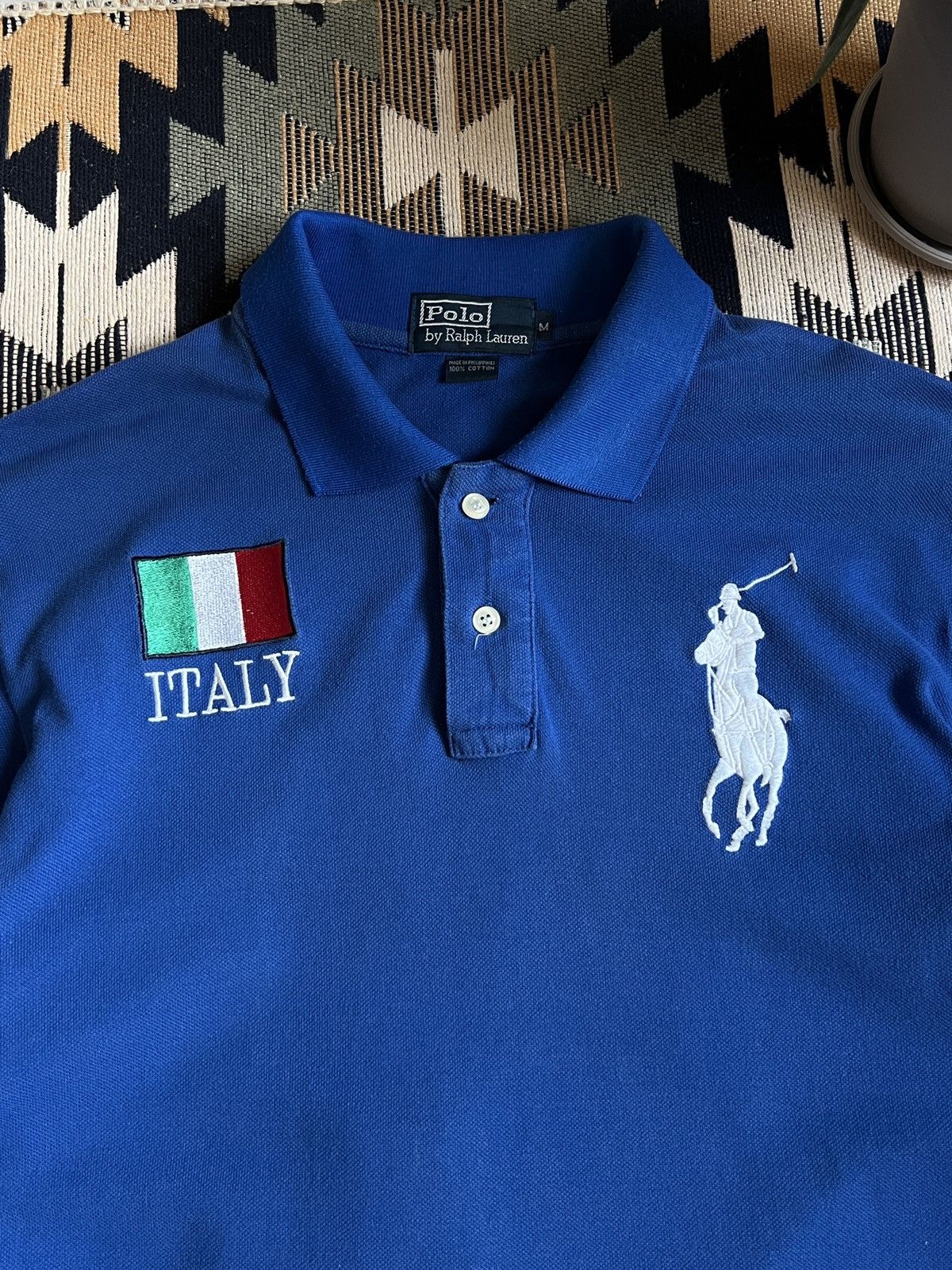 Polo Ralph Lauren Polo Ralph Lauren Italy Chief Keef Vntg Longsleeve Big Pony Size US M / EU 48-50 / 2 - 6 Thumbnail