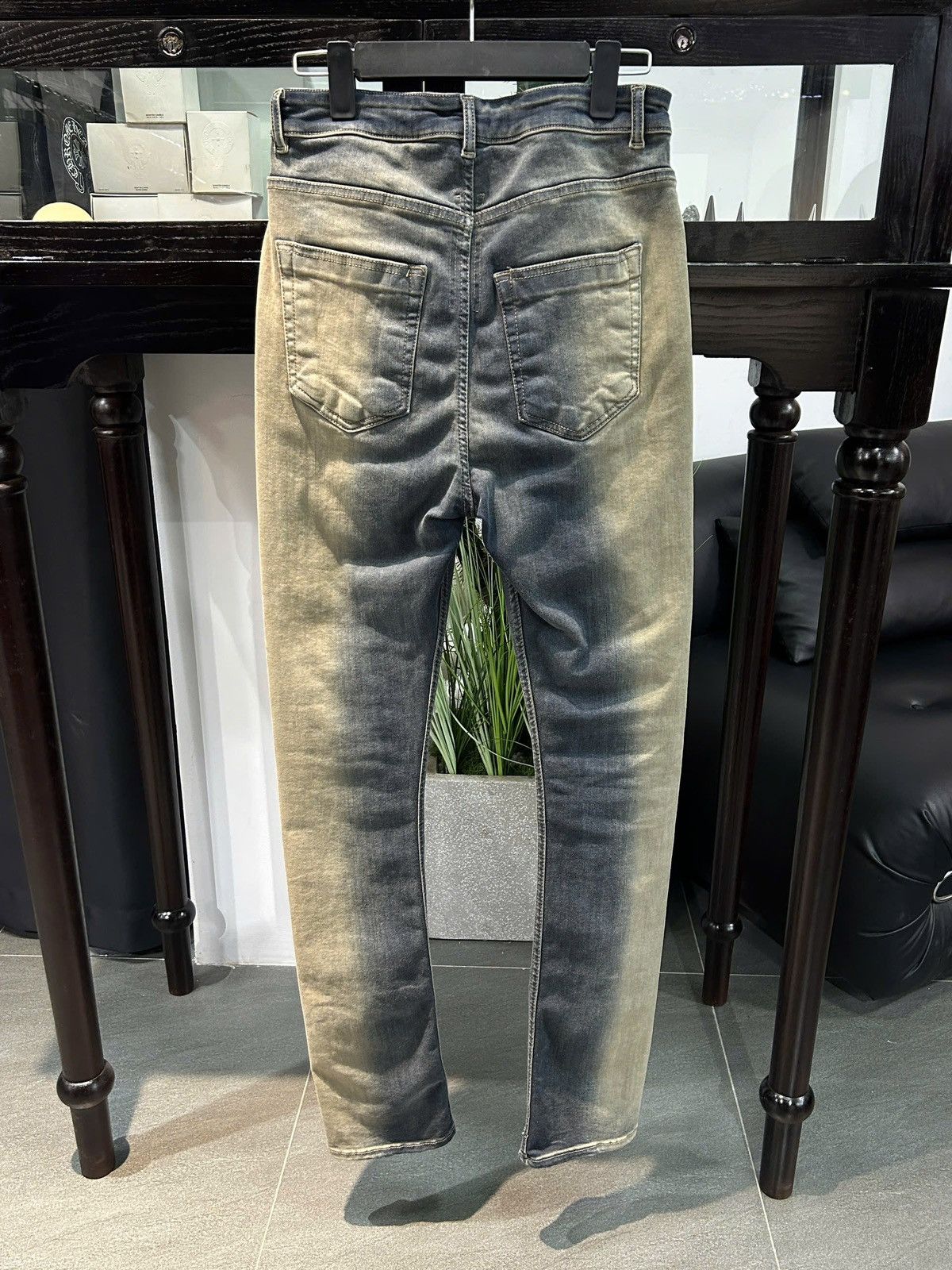 Rick Owens Drkshdw Rick Owens Drkshdw Detroit Cut Mineral Pearl Degrade Size US 29 - 2 Thumbnail