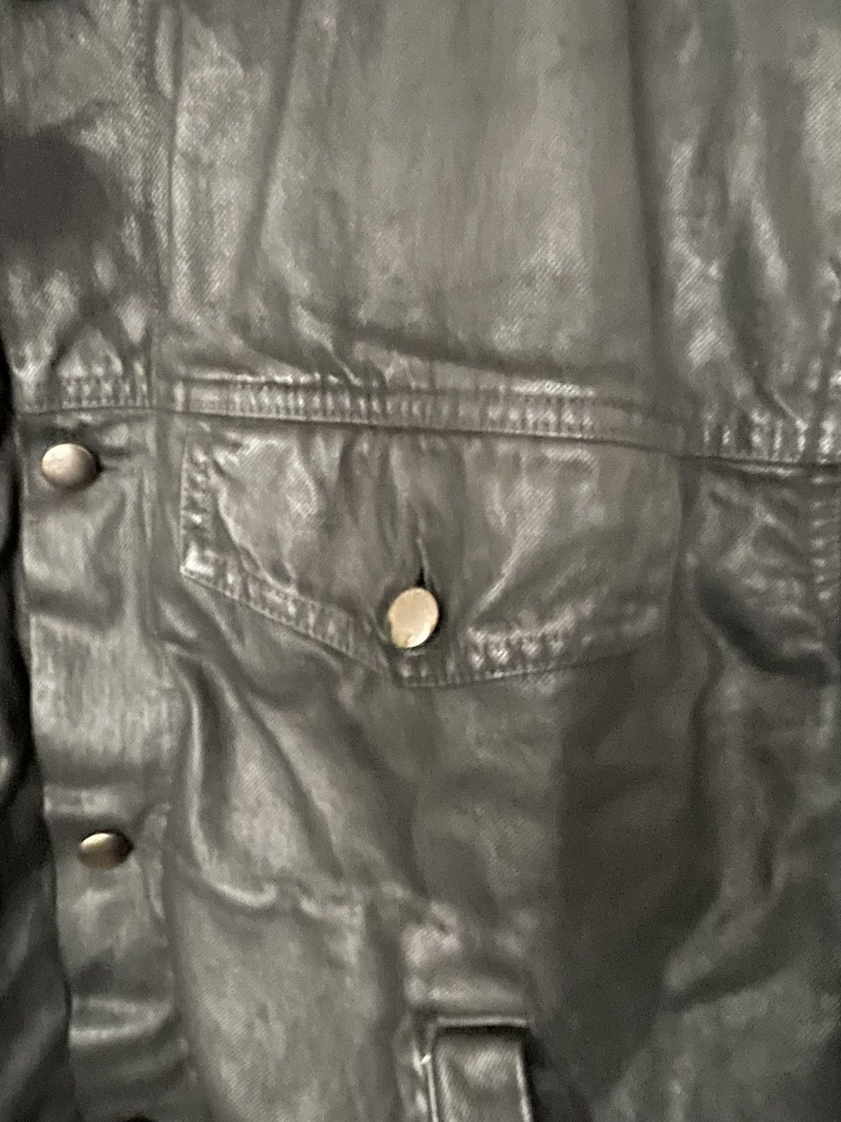 Ann Demeulemeester Ann Demeulemeester waxed denim trucker jacket Size US M / EU 48-50 / 2 - 5 Thumbnail
