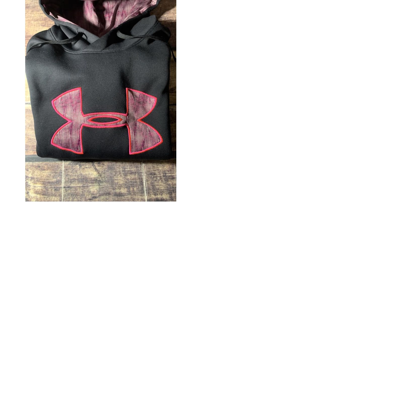 Under Armour Under Armour Coldgear Sweatshirt Hooded Small Black Pink Mens Cold Gear Hoodie Size US S / EU 44-46 / 1 - 9 Thumbnail