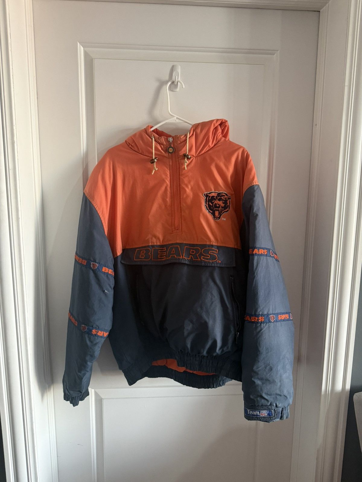 NFL Late 90’s Chicago Bears NFL “starter” jacket Size US XL / EU 56 / 4 - 2 Thumbnail