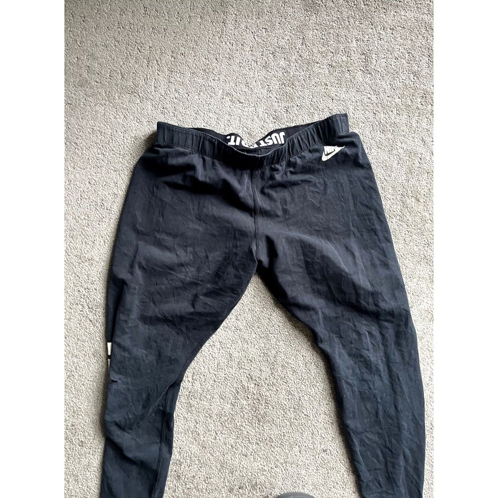 Nike Nike Leg-a-See Leggings Women L Black Size 36" / US 14 / IT 50 - 2 Thumbnail