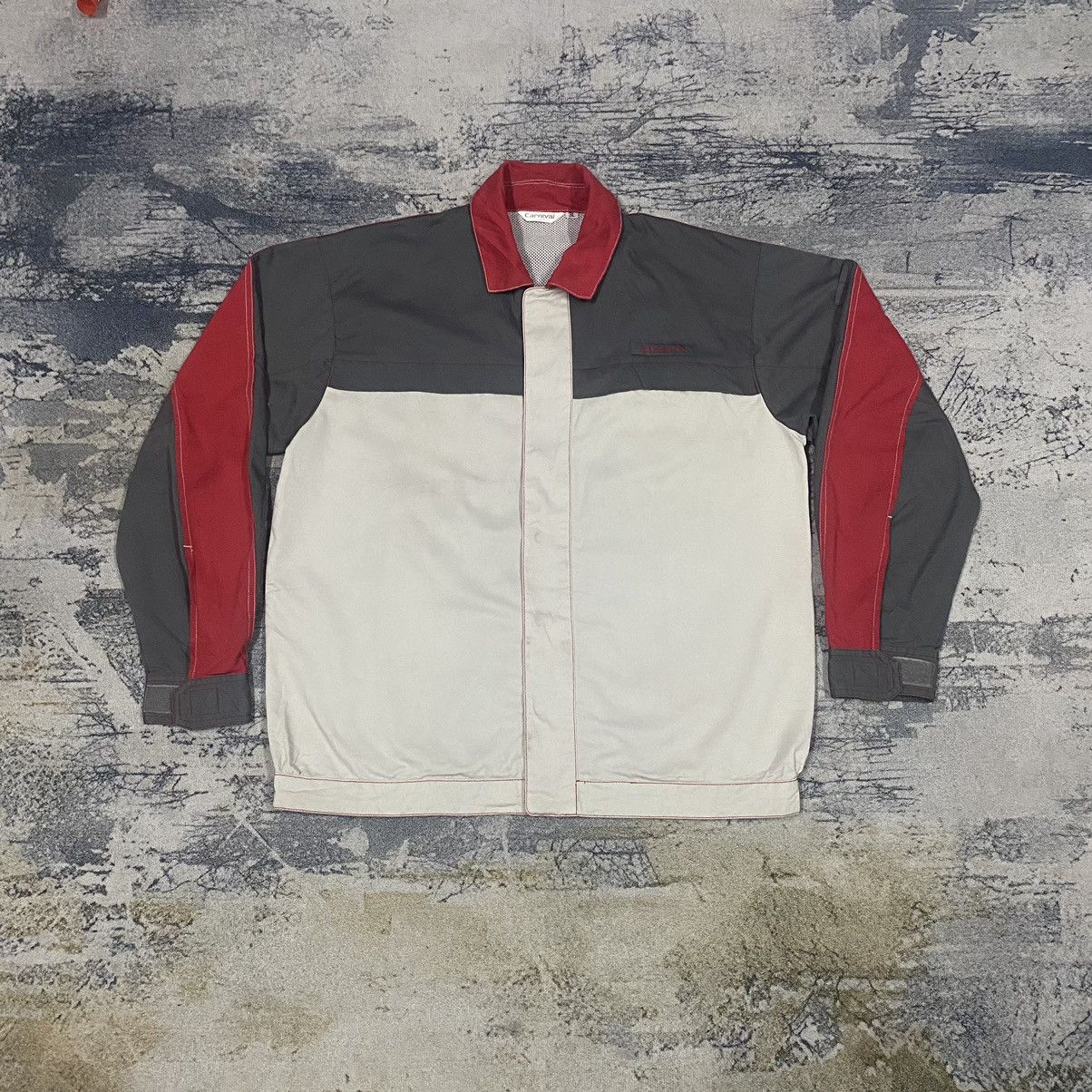 Japanese Brand Vintage Japan Racing Nissan Button Up Workwear Jacket Size US XL / EU 56 / 4 - 2 Thumbnail
