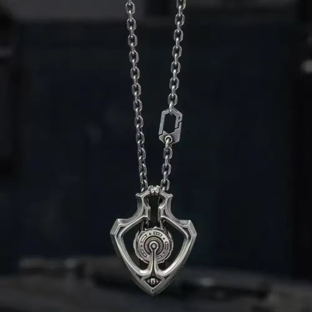Jewelry × Vintage Punk Style Mechanical Rotating Gear Pendant Necklace Size ONE SIZE - 3 Thumbnail