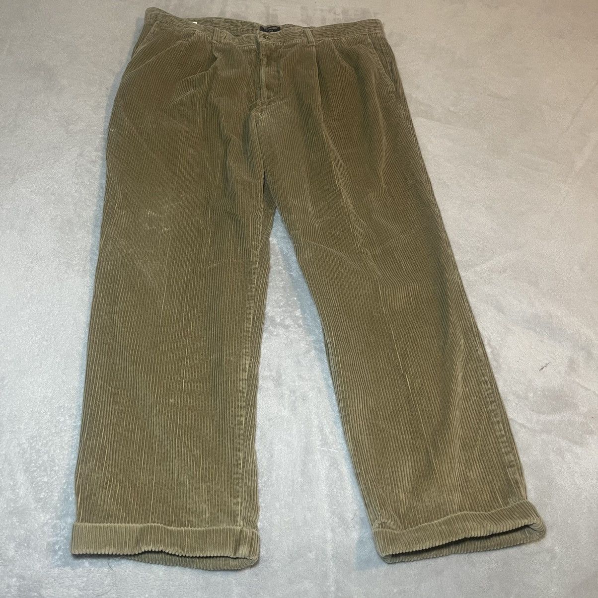 Dockers Vintage 90s Dockers Khakis Mens 44x32 Tan Corduroy Pants Size US 41 - 1 Thumbnail