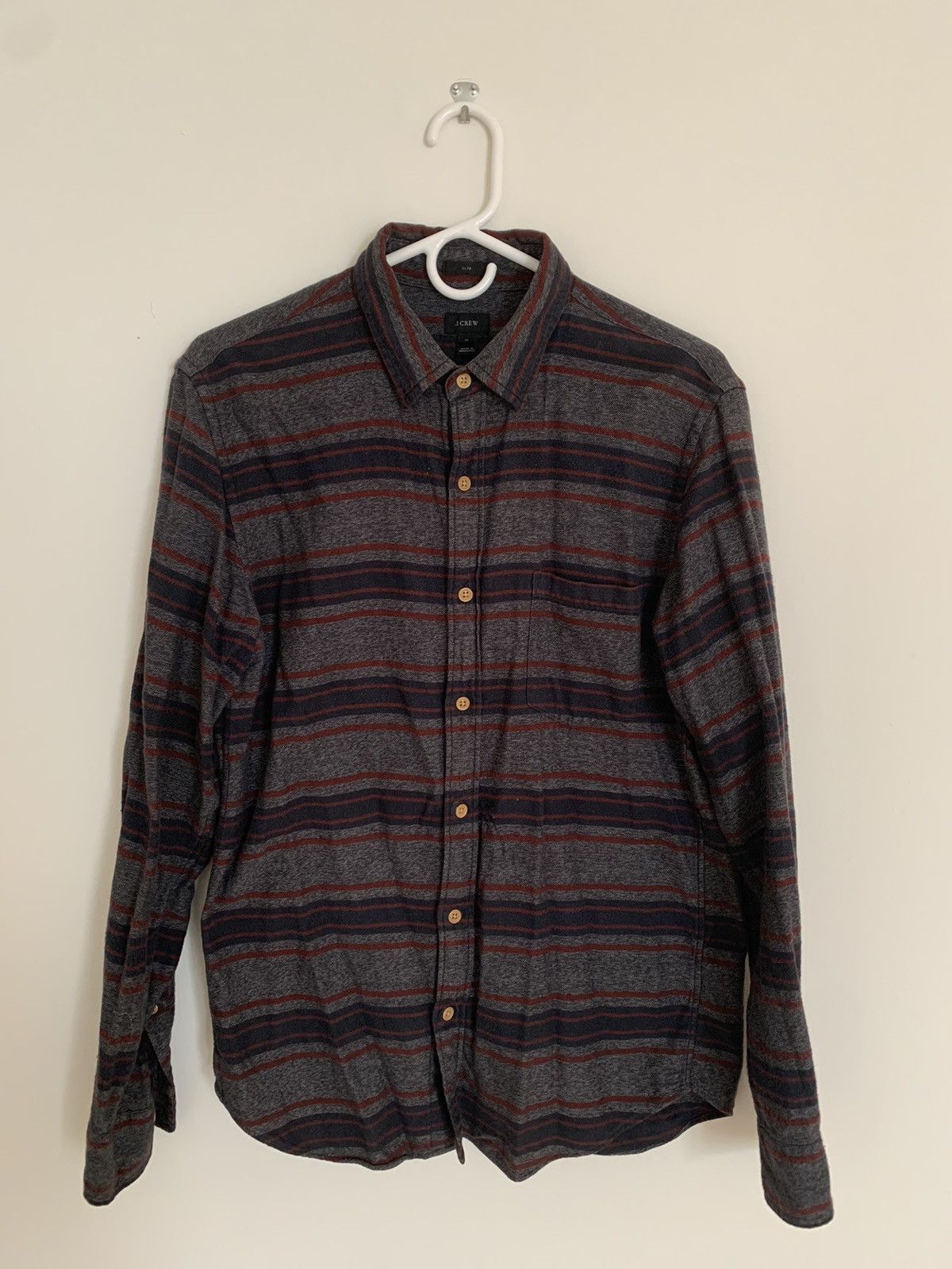J.Crew J crew button up flannel medium slim fit Size US M / EU 48-50 / 2 - 1 Thumbnail