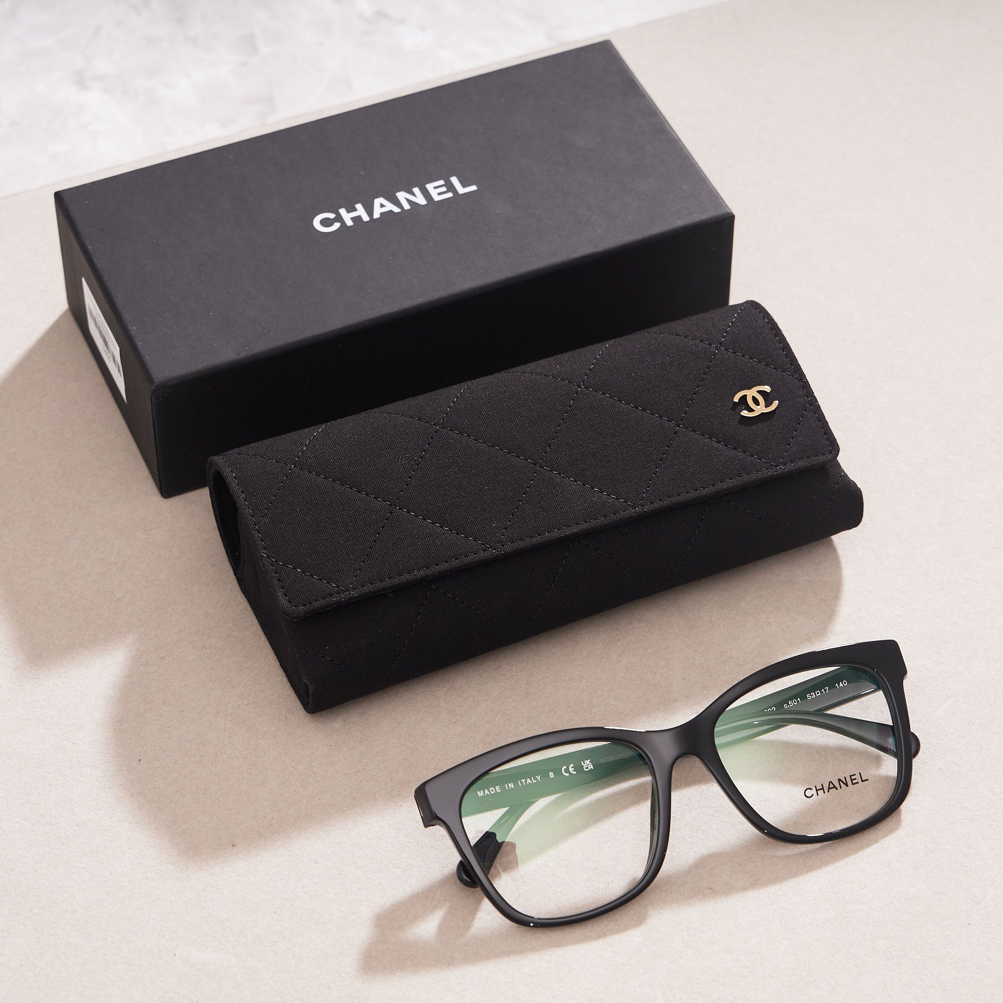Chanel CHANEL 0CH3392 C501 Sunglasses Size ONE SIZE - 3 Thumbnail