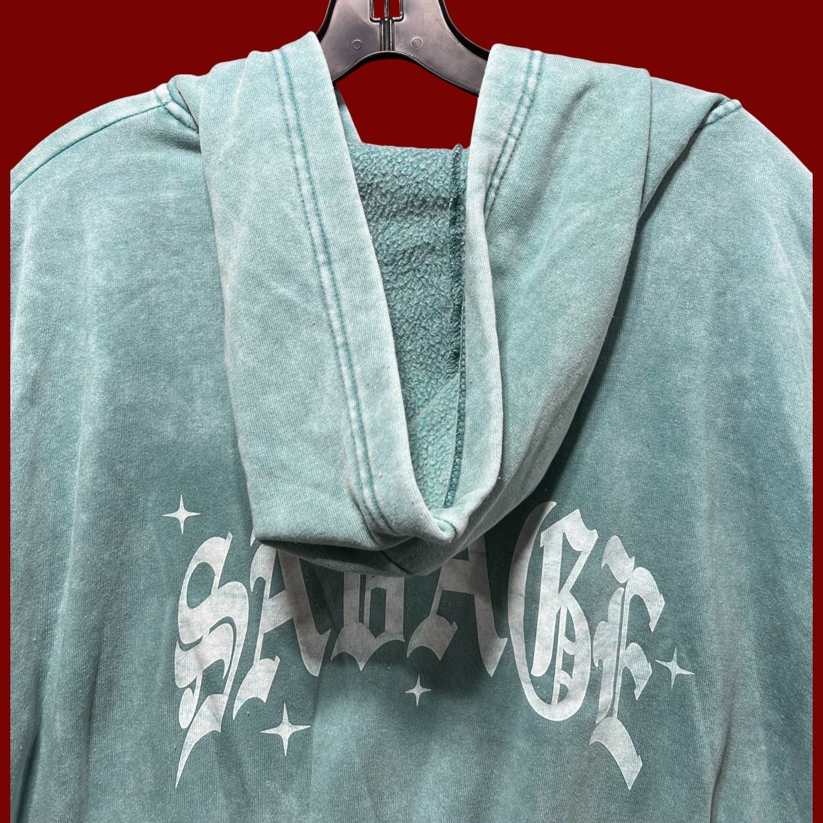 rue21 Rue 21 - Women's Long Sleeve Hooded Sweatshirt - Green - Ext Size XL / US 12-14 / IT 48-50 - 12 Thumbnail